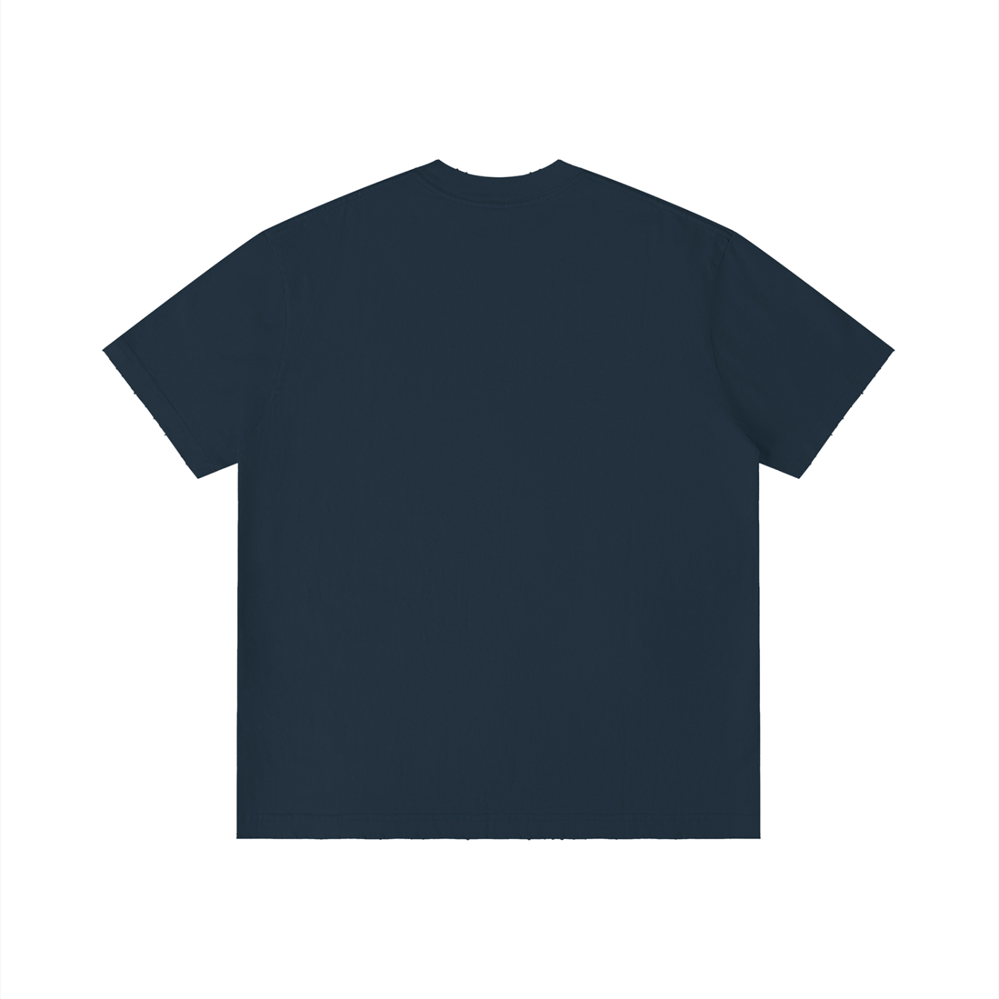 SLUMn SILENCE Vintage Wash Distressed Drop-Shoulder Tee