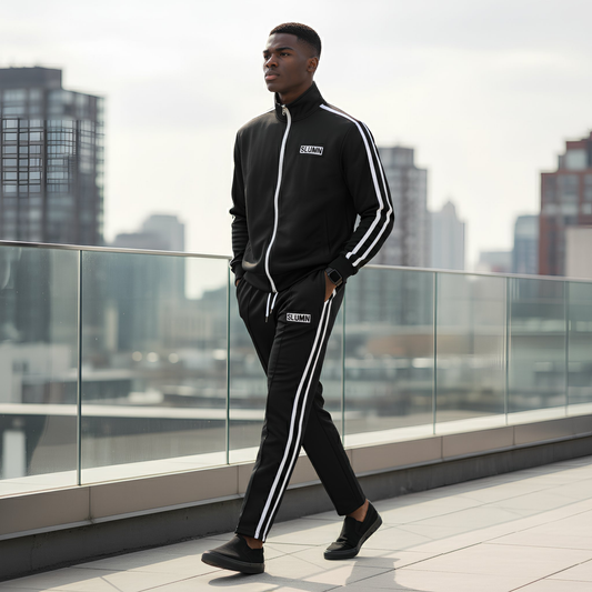 SLUMn Contrast Side-Stripe Sweat Suit