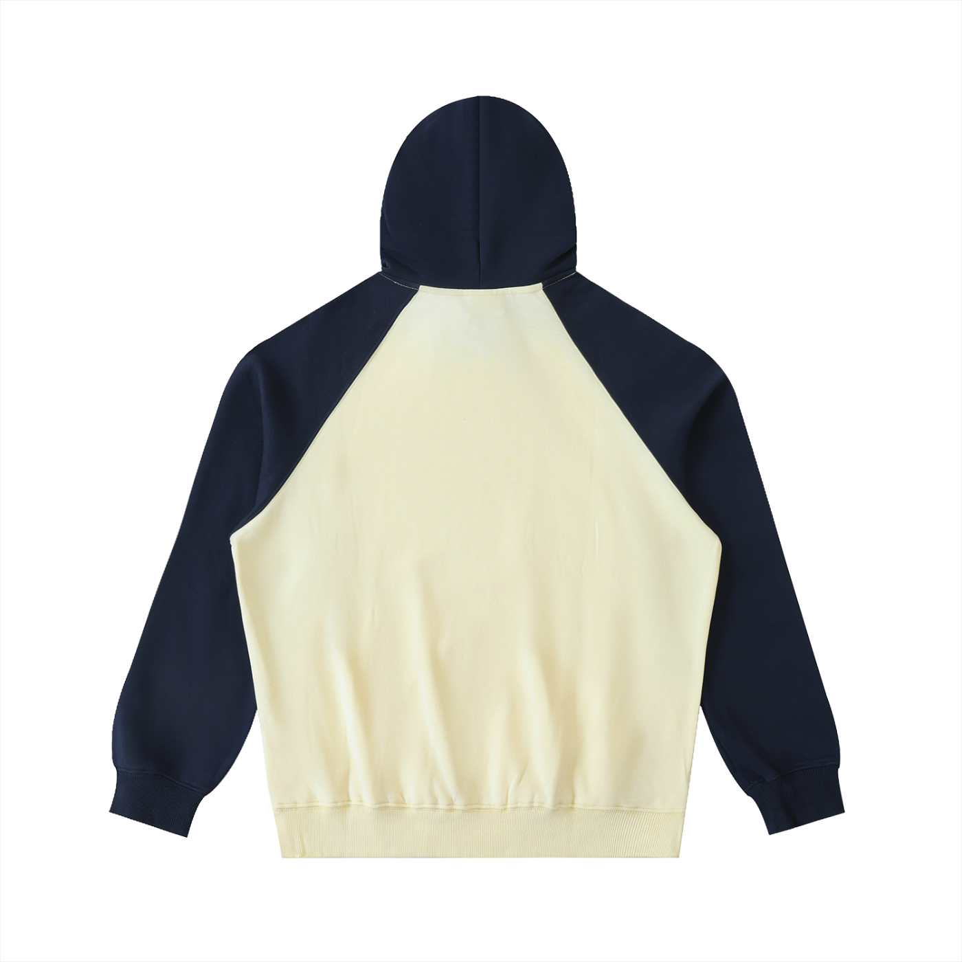 Color-Block Raglan Sleeve Hoodie