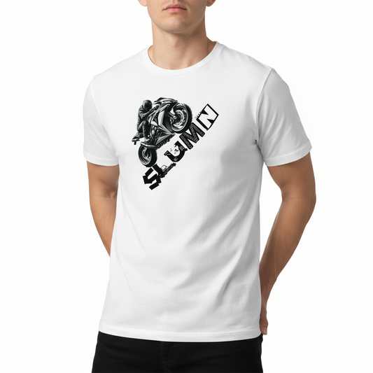 SLUMn Biker Unisex organic cotton t-shirt