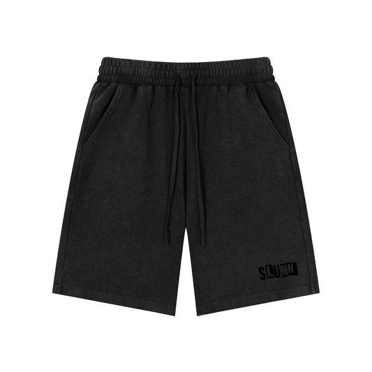 SLUMn Mineral Wash Waffle Knit Shorts