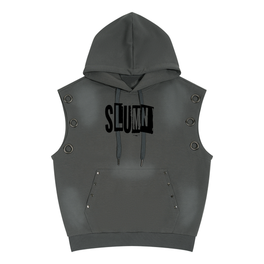SLUMn Vintage Wash Sleeveless Hoodie