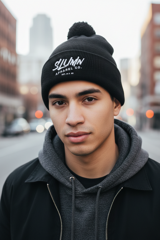 SLUMn Pom-Pom Beanie