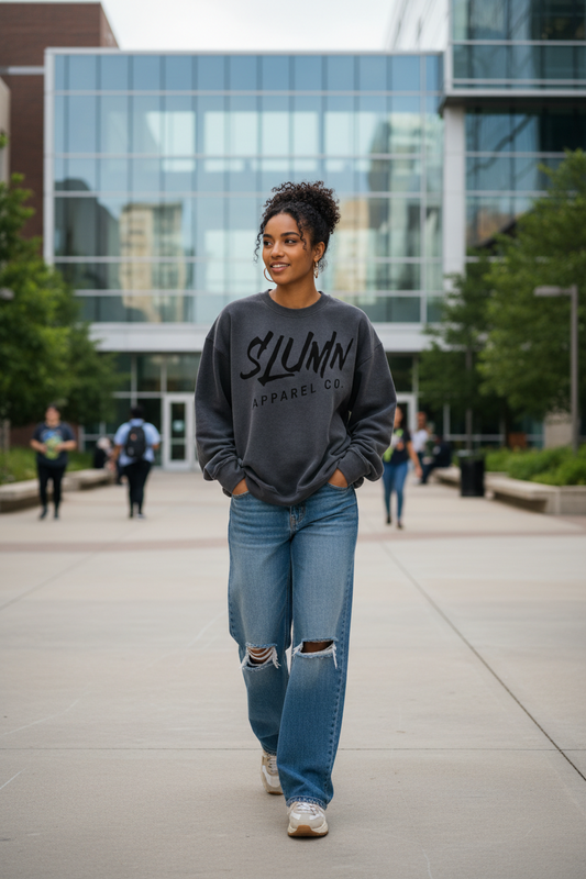 SLUMn Vintage Washed Heavyweight Crewneck Sweatshirt