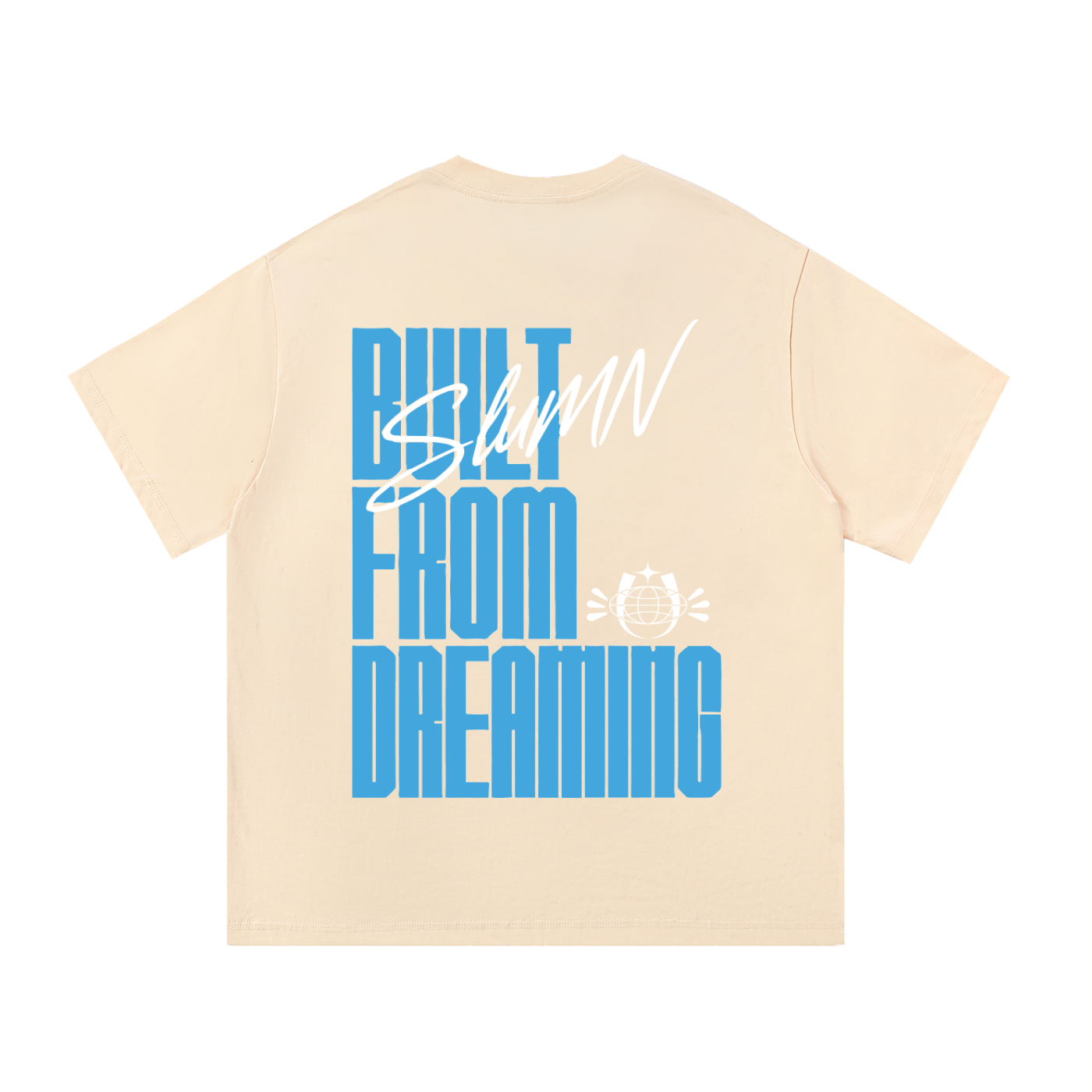 SLUMn Built from Dreaming  Heavyweight Cotton Tee – Loose Fit