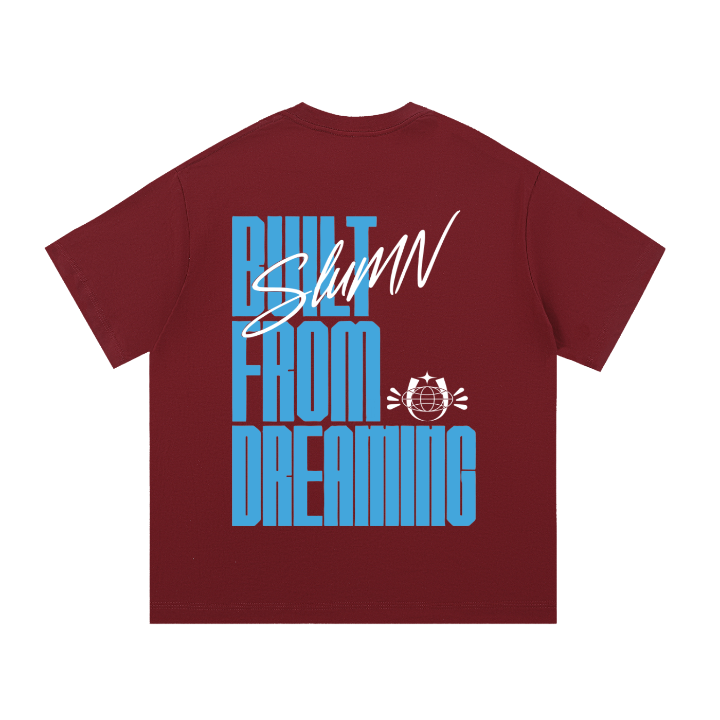 SLUMn Built from Dreaming  Heavyweight Cotton Tee – Loose Fit