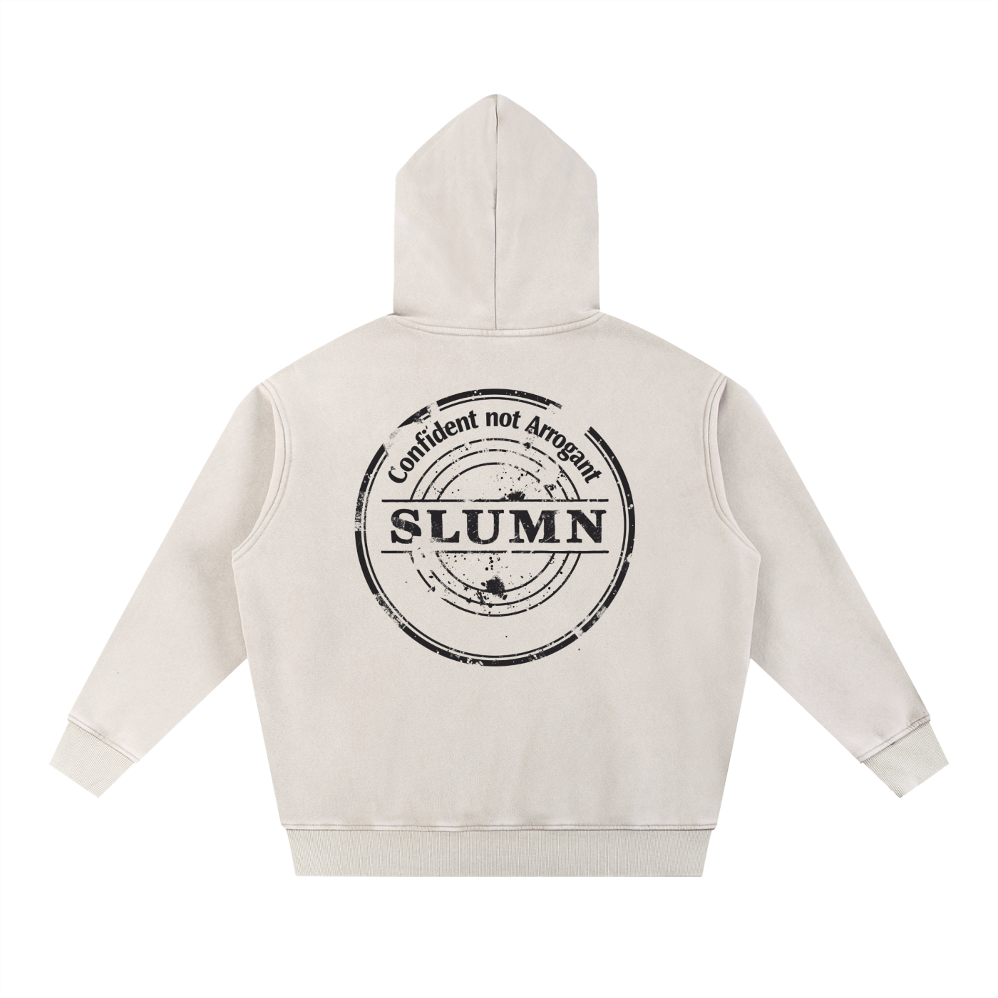 Snow Wash Fleece Oversize Hoodie