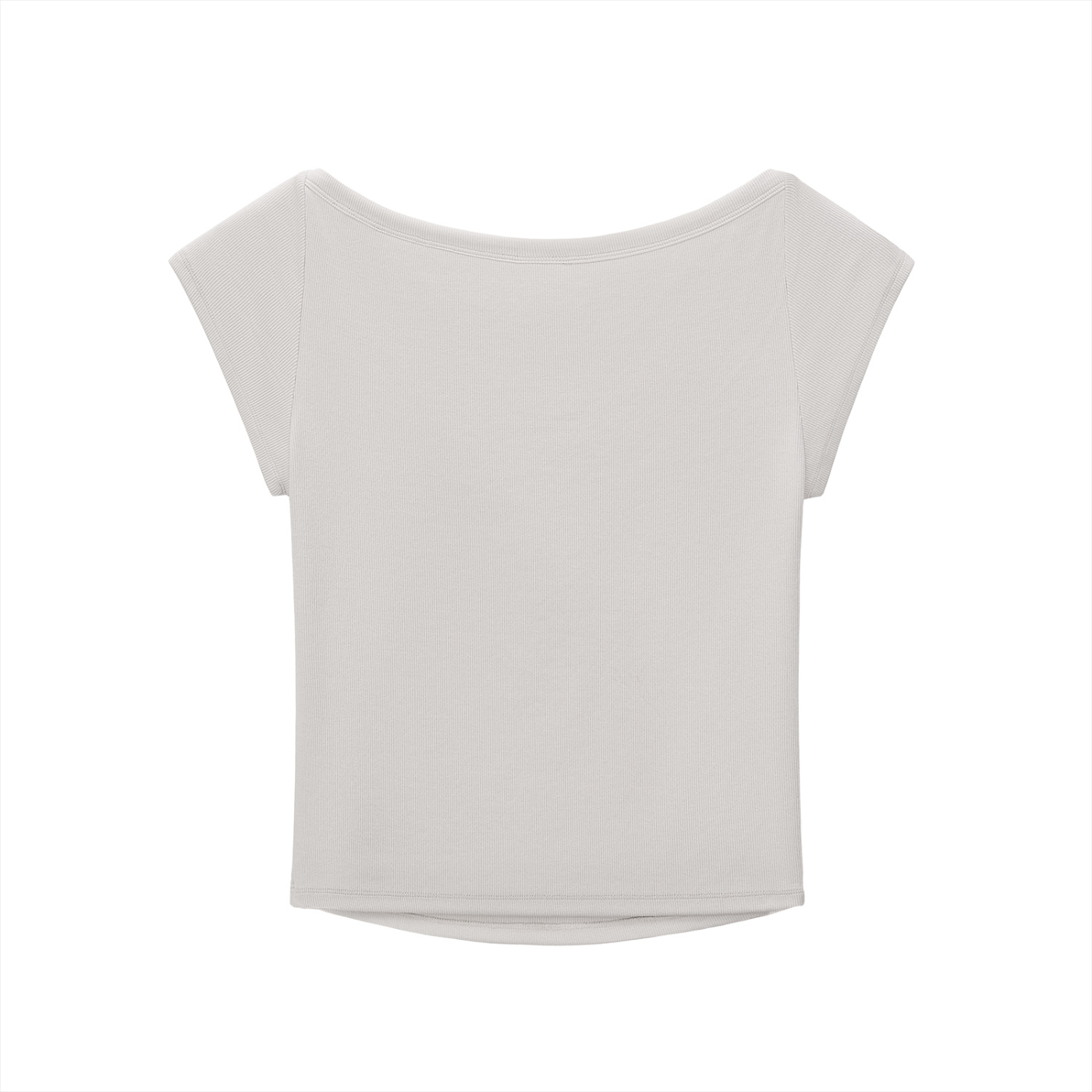 SLUMn Softness Essential Wide Neck Crop Tee