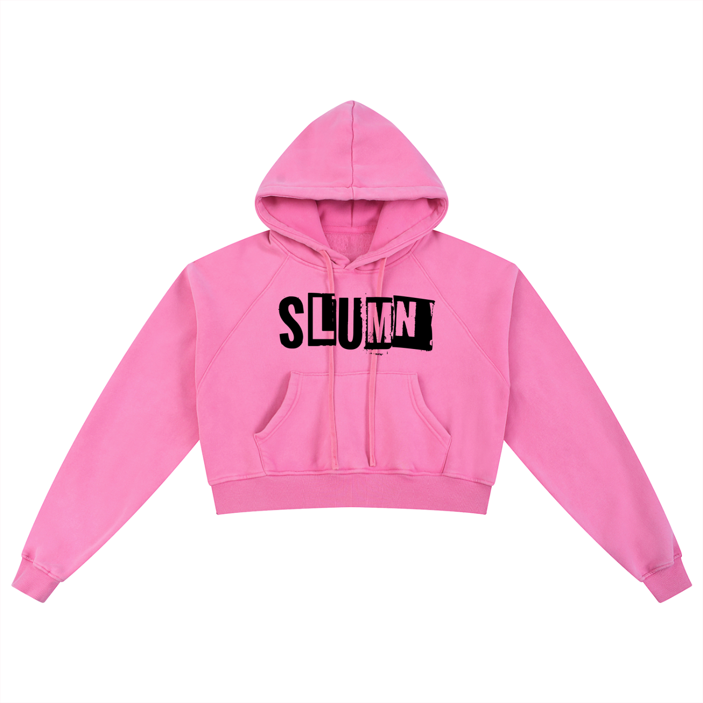 Snow Washed Cropped Hoodie