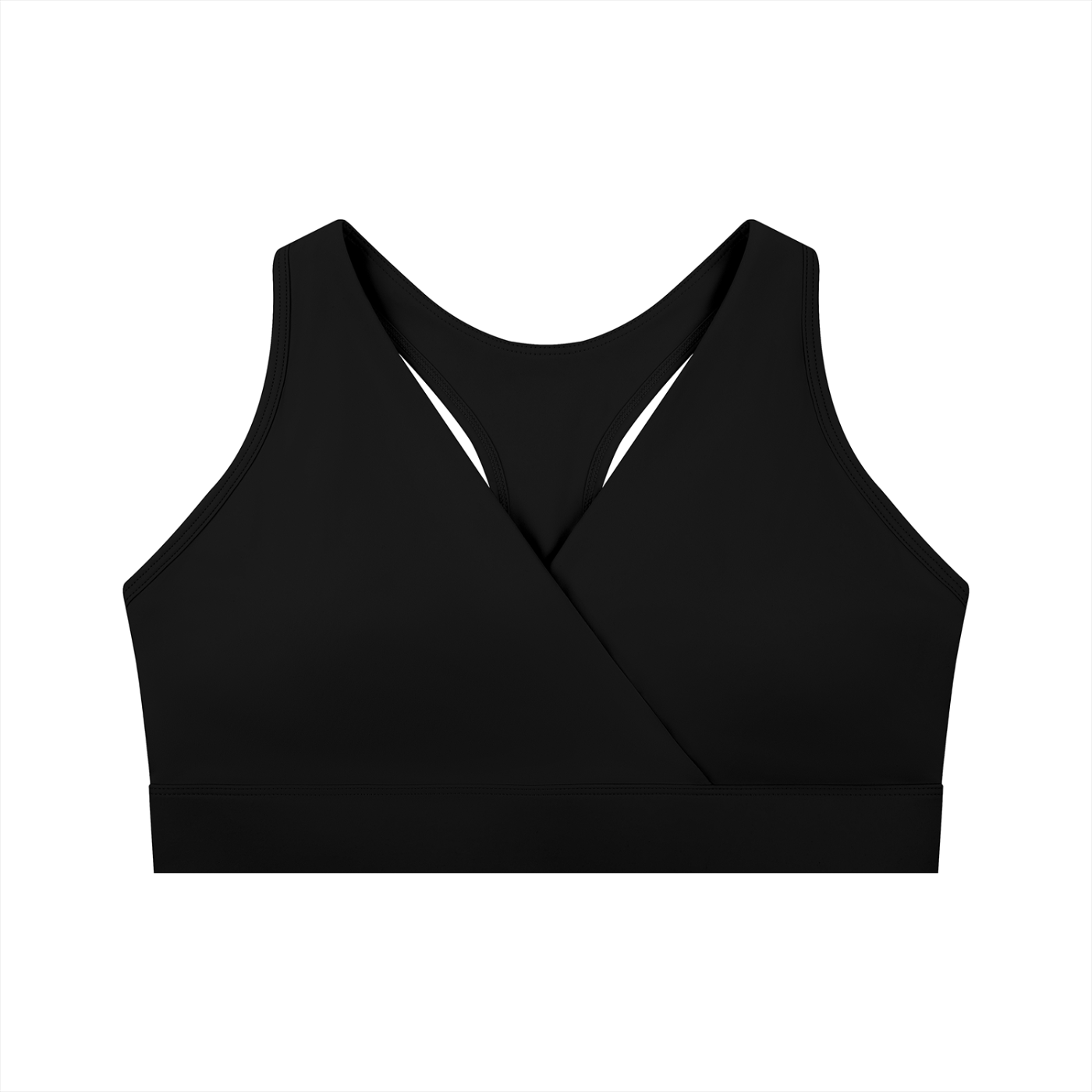 SLUMn Women's Crossover V-Neck Sports Bra