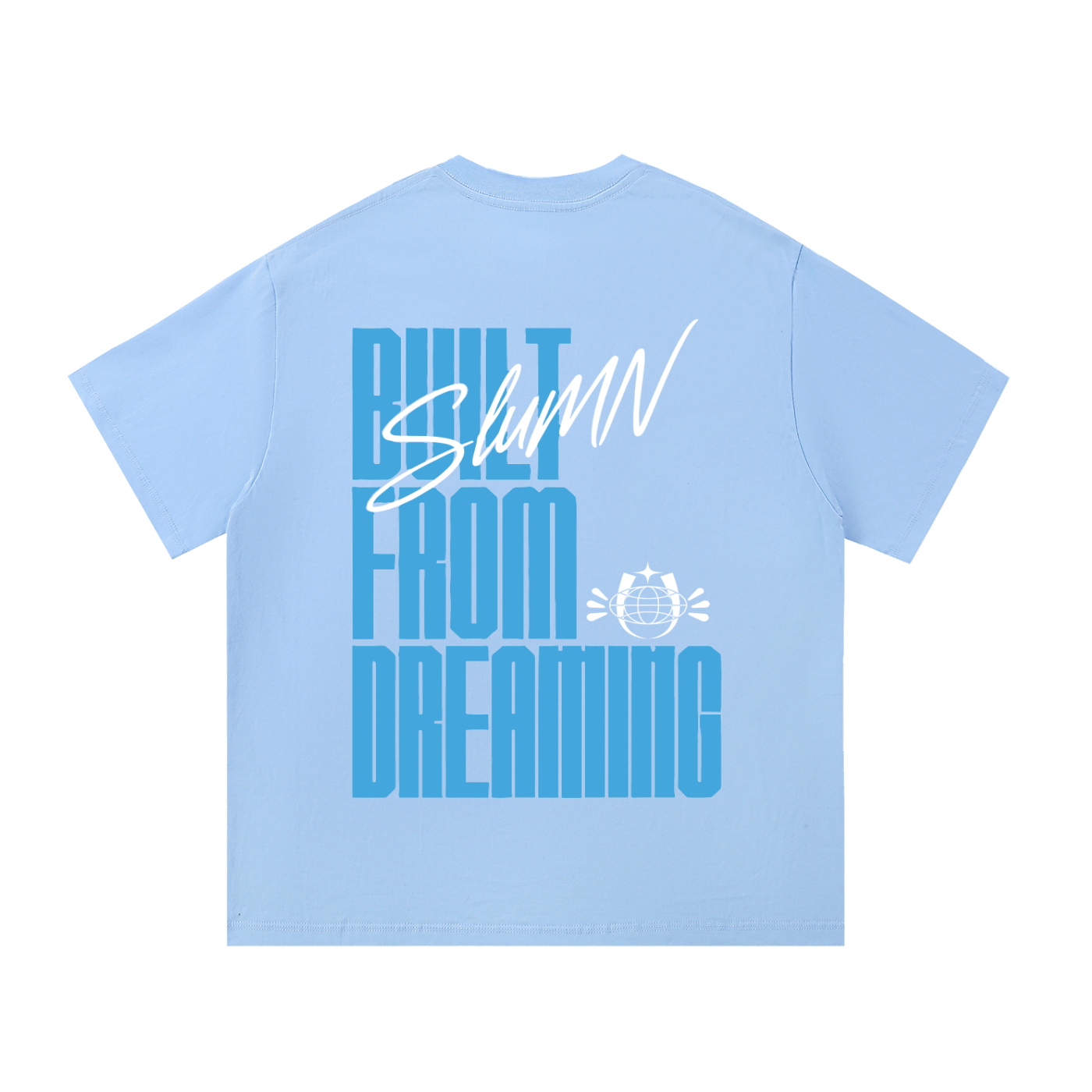 SLUMn Built from Dreaming  Heavyweight Cotton Tee – Loose Fit