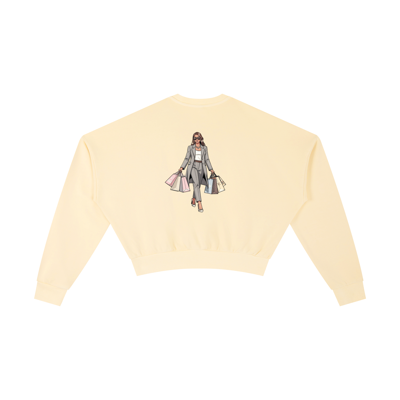 SLUMN shopping Vintage Washed Heavyweight Cropped Sweatshirt