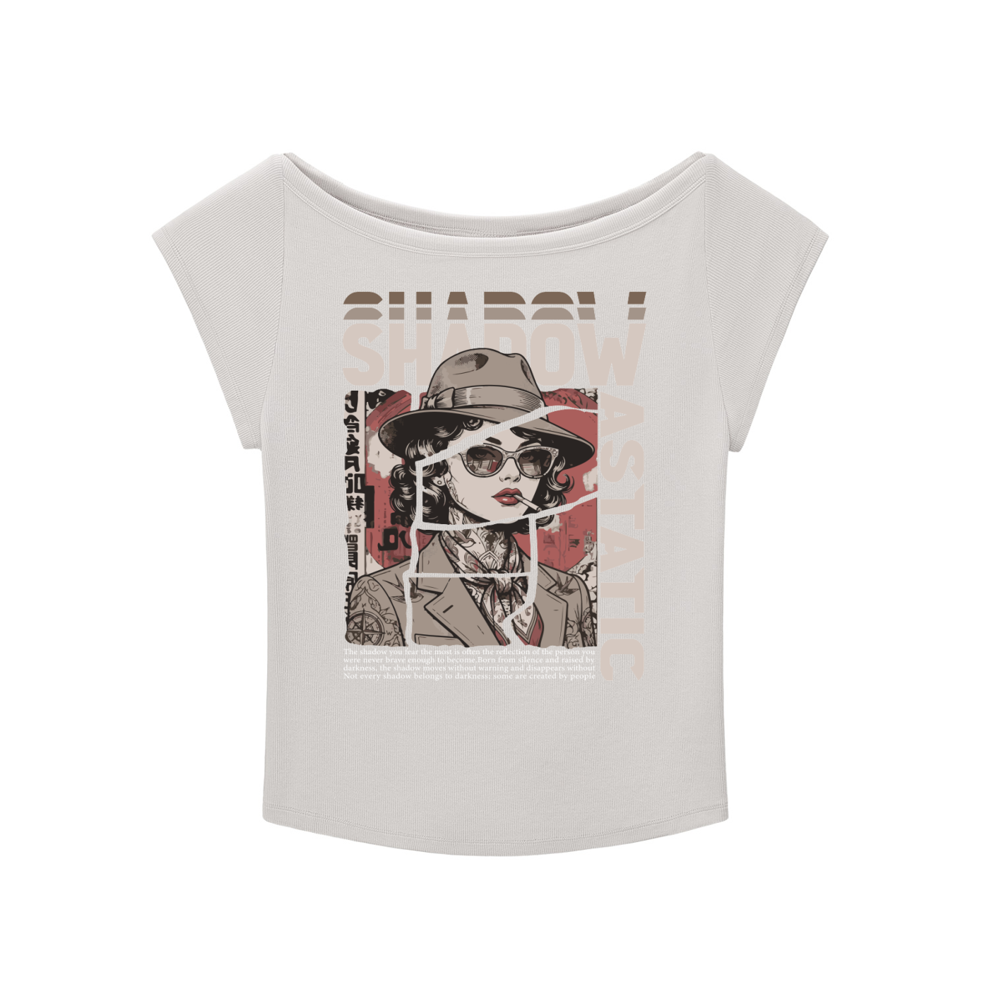 SLUMn Wide Neck Baby Tee
