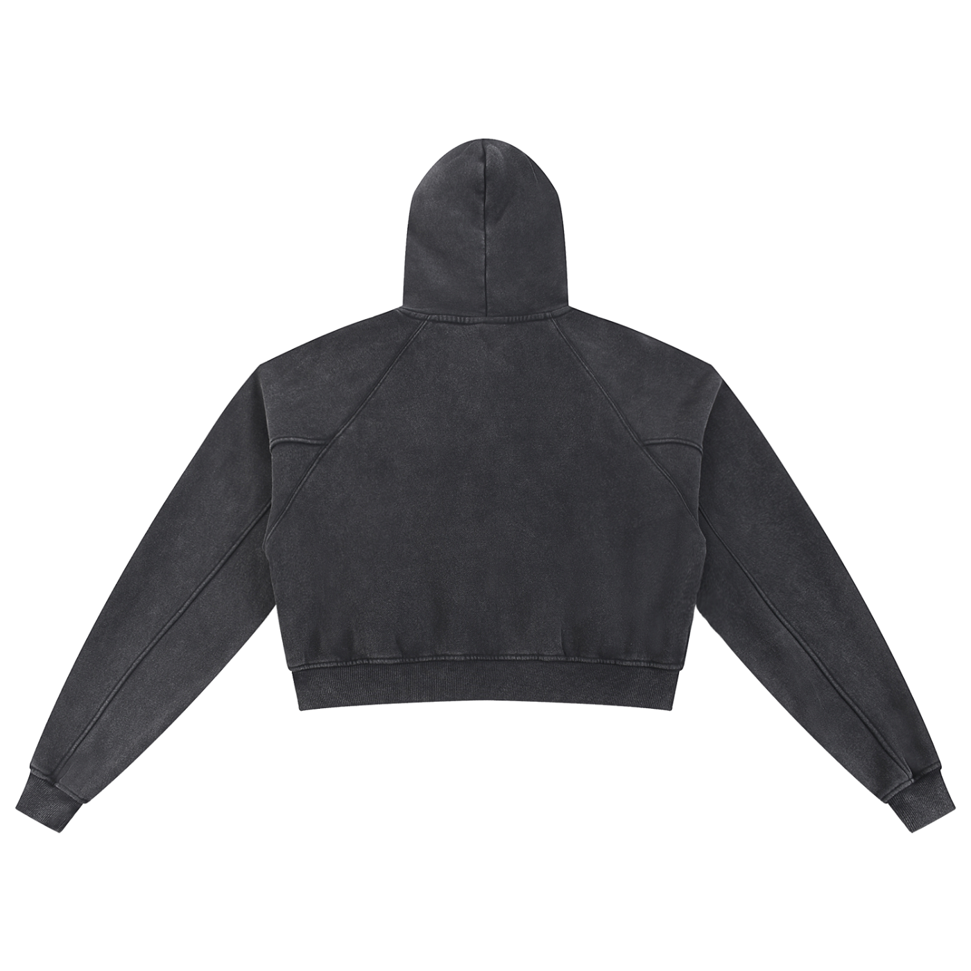 SLUMn Love Snow Washed Cropped Hoodie