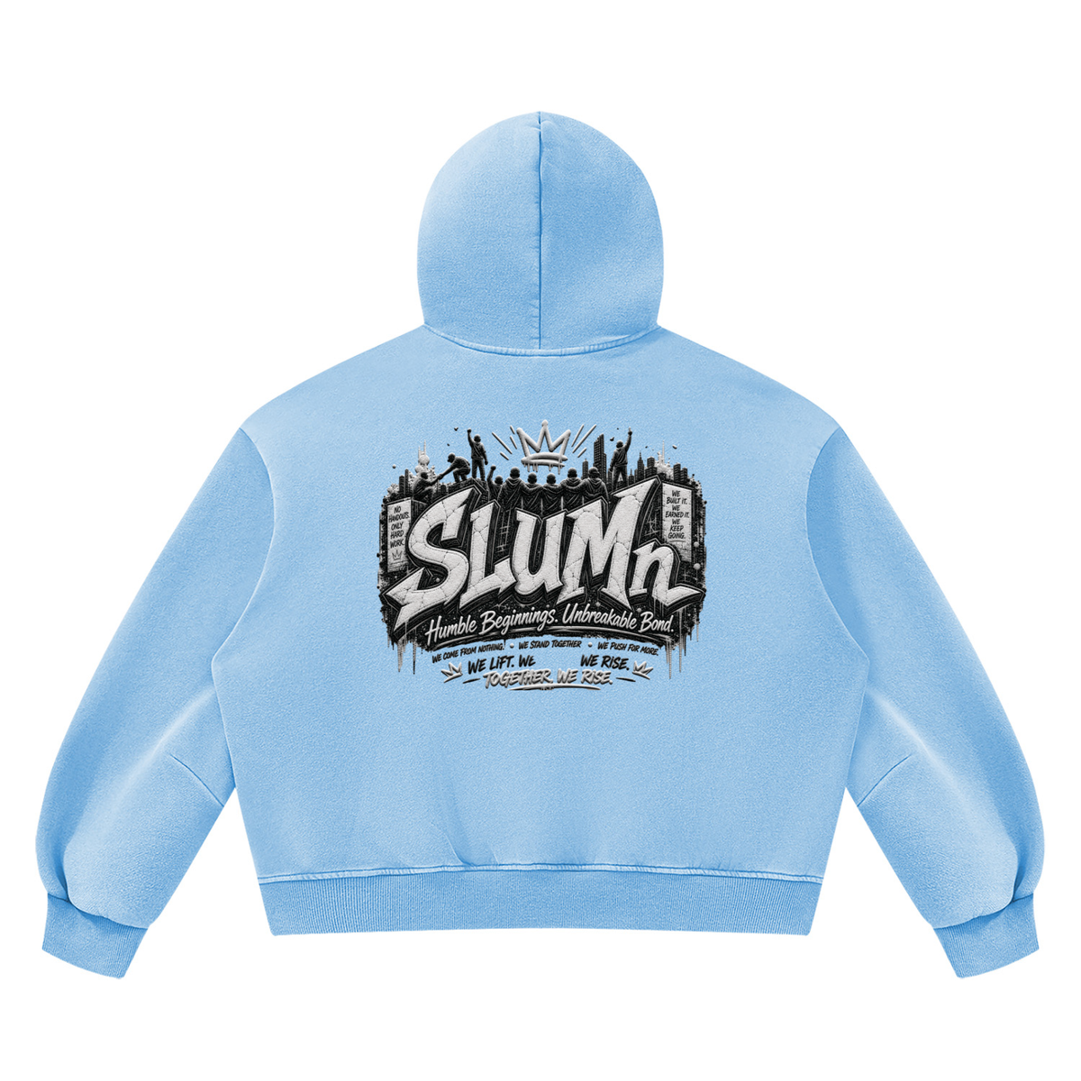 SLUMn FHB Vintage Wash Boxy Fleece Hoodie