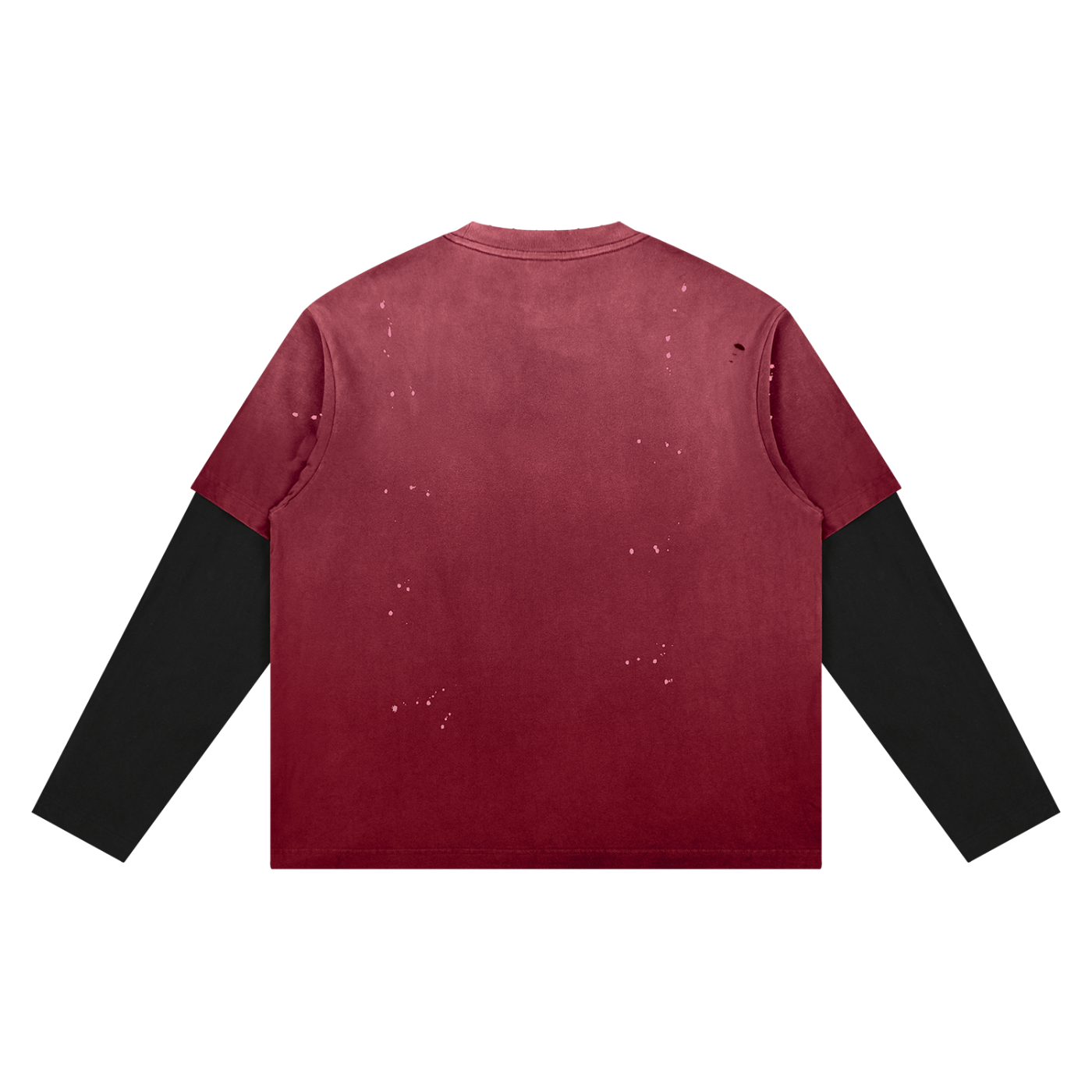 SLUMn "Fight for old DC" Vintage Wash Distressed Layer T-Shirt