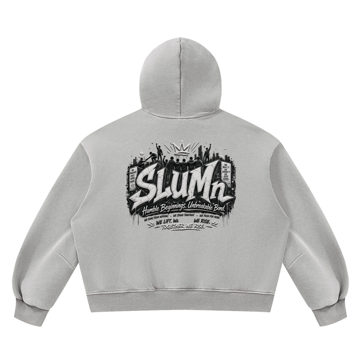 SLUMn FHB Vintage Wash Boxy Fleece Hoodie