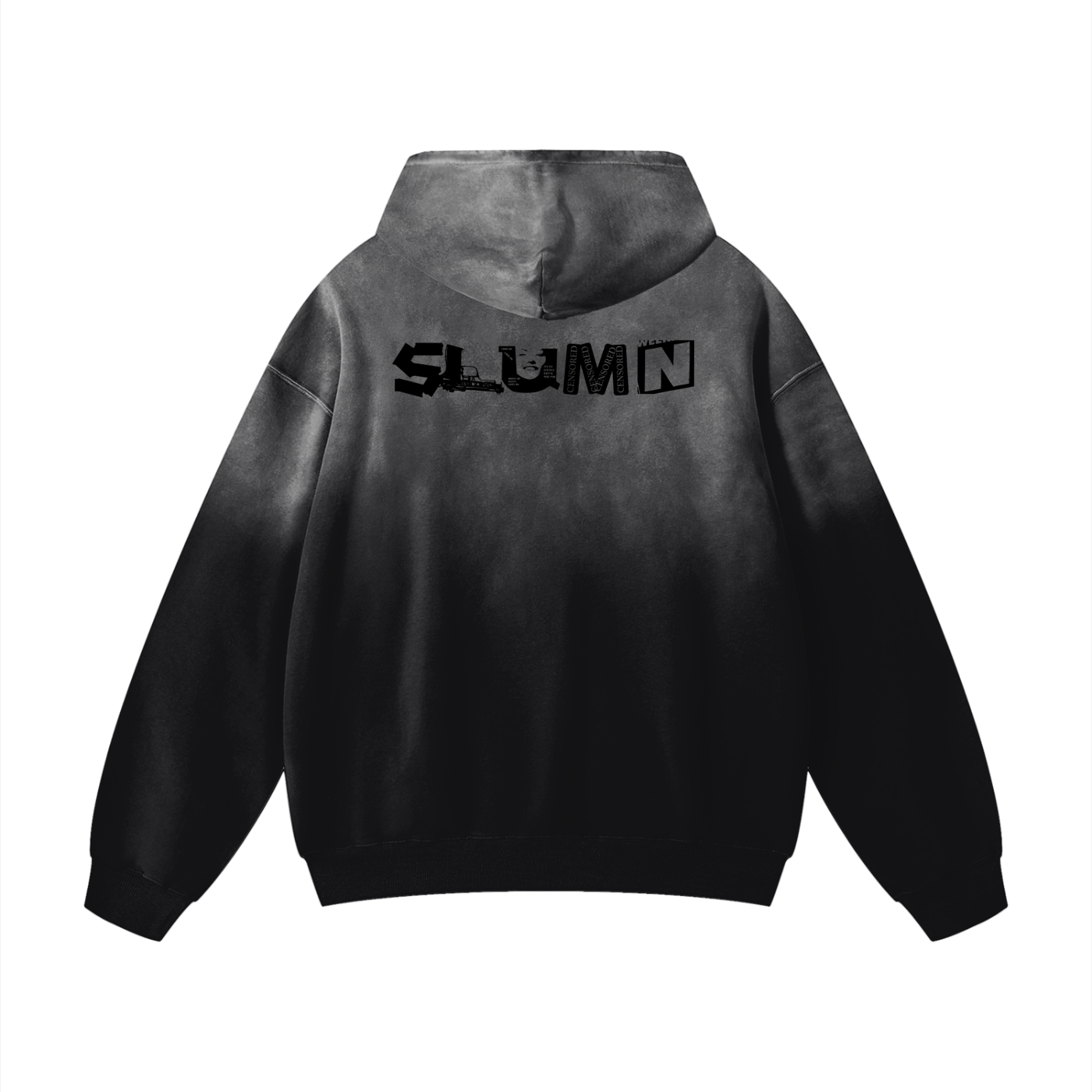 SLUMN Heavyweight Sunfade Oversized Hoodie
