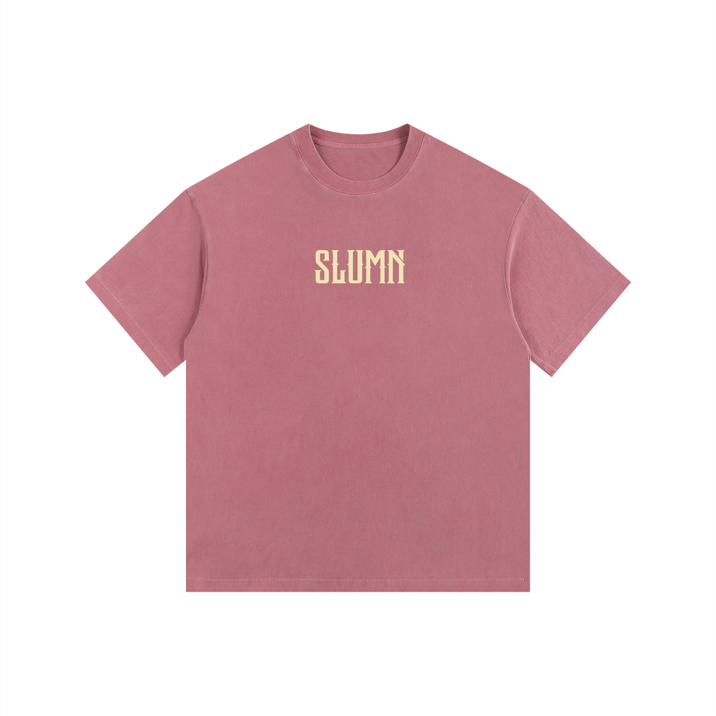 SLUMn built from nothing Vintage Washed Oversized Cotton Tee - Premium Heavyweight 260gsm