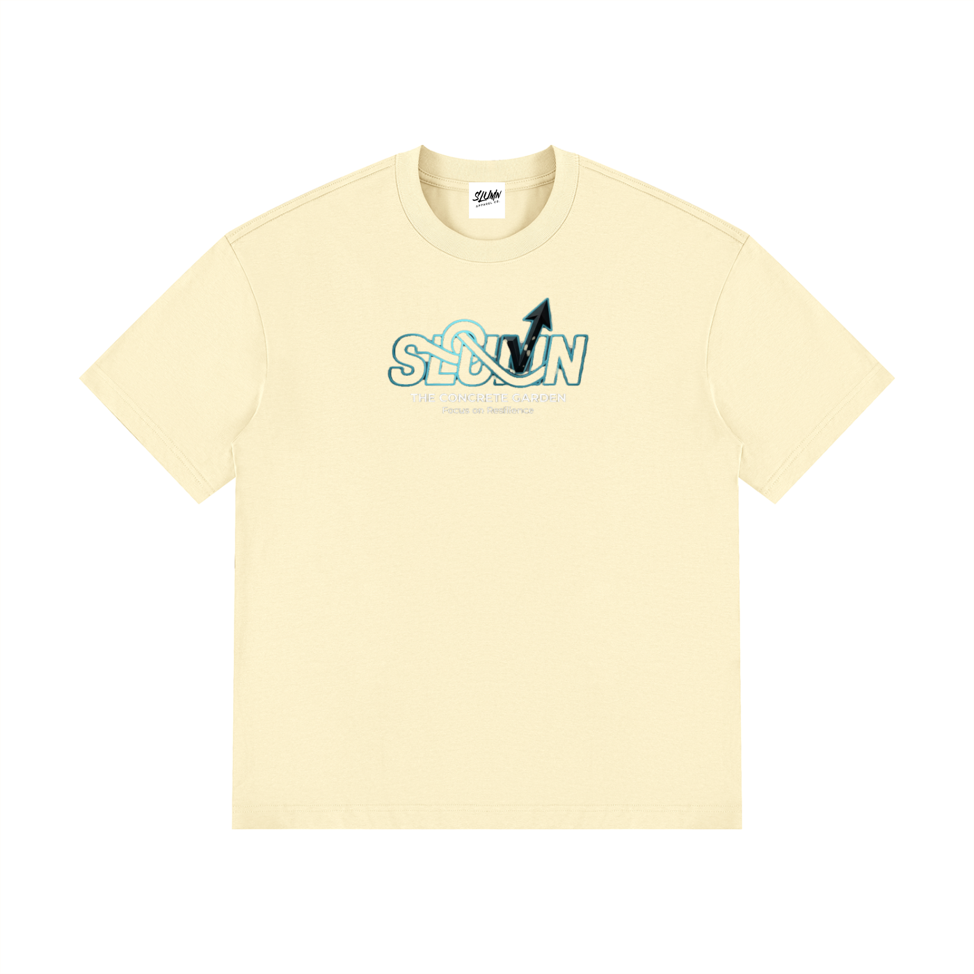 SLUMn  Drop Shoulder Cotton T-Shirt