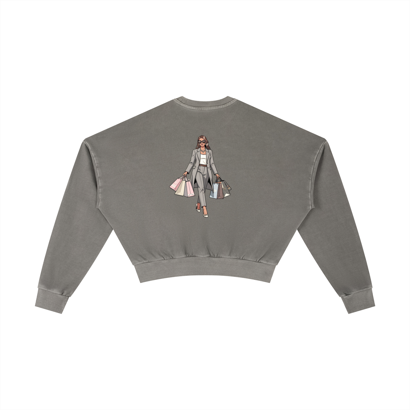 SLUMN shopping Vintage Washed Heavyweight Cropped Sweatshirt