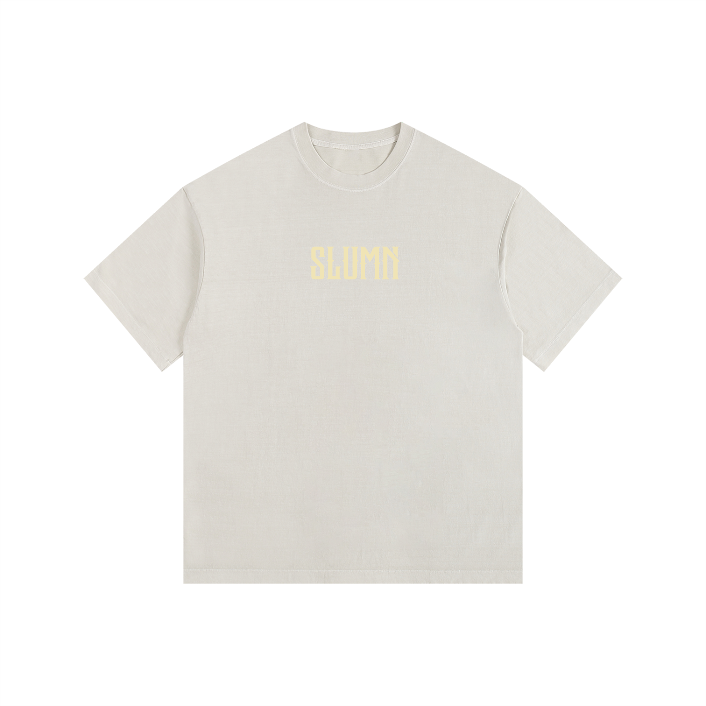 SLUMn built from nothing Vintage Washed Oversized Cotton Tee - Premium Heavyweight 260gsm