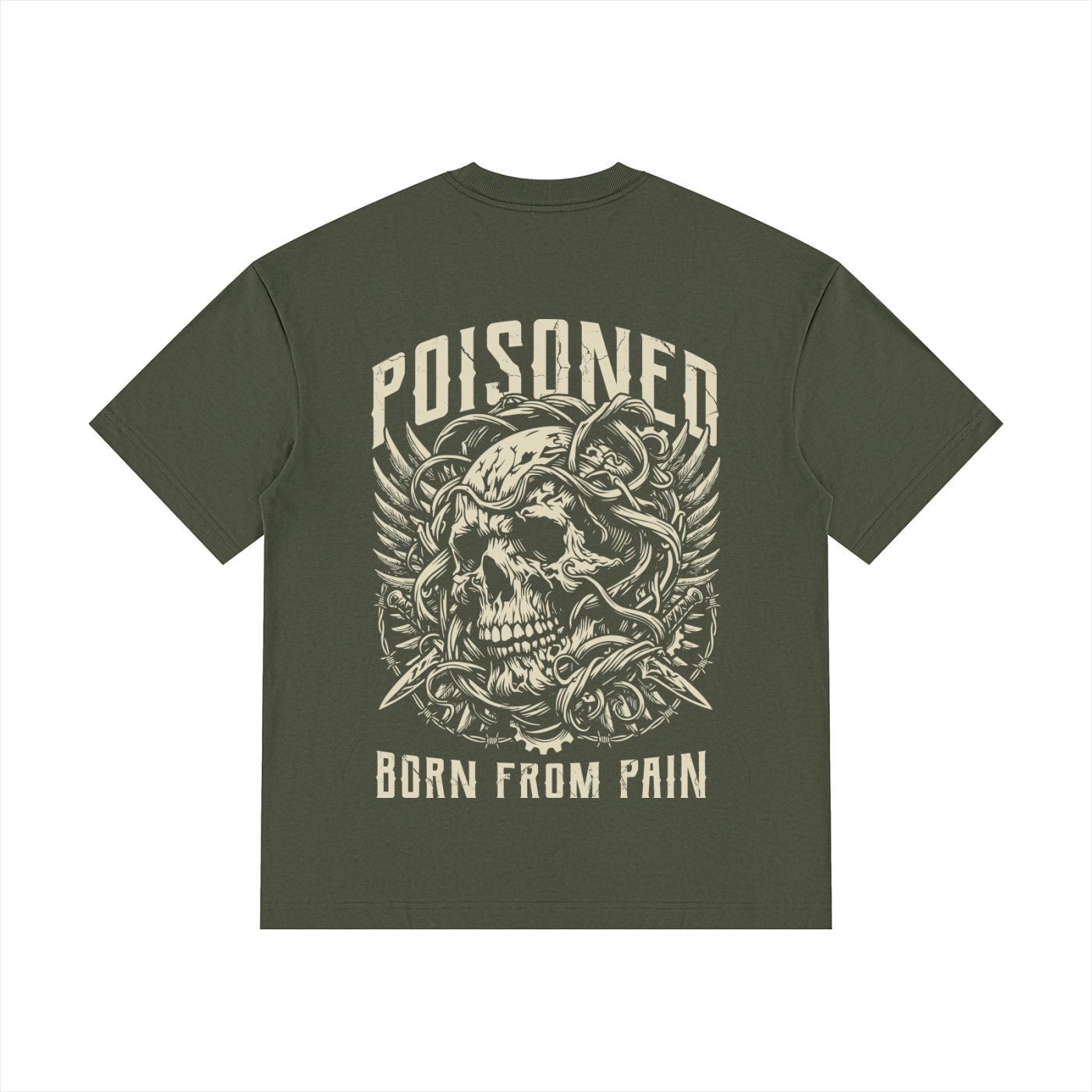 SLUMn Poisoned  Drop Shoulder Cotton T-Shirt