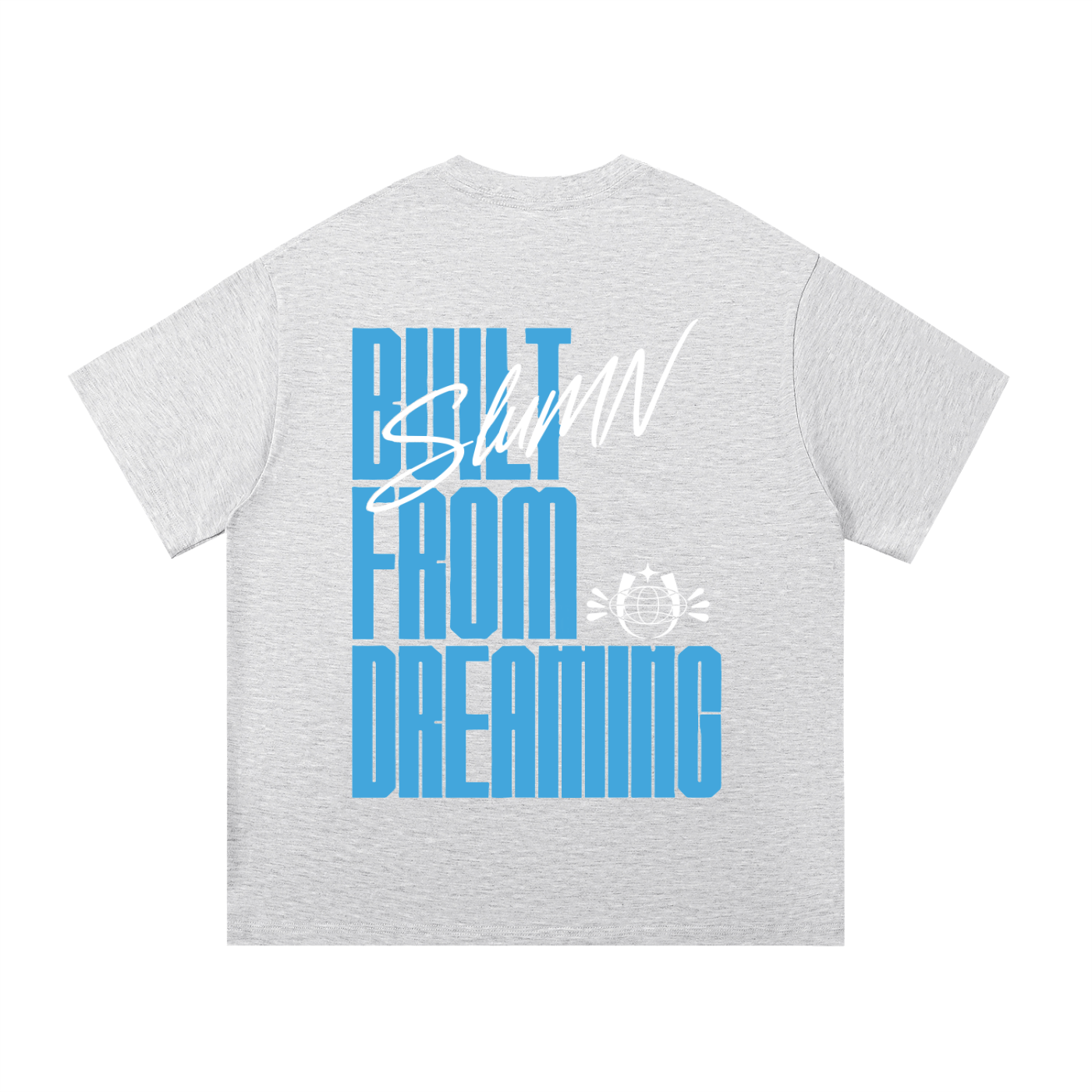 SLUMn Built from Dreaming  Heavyweight Cotton Tee – Loose Fit