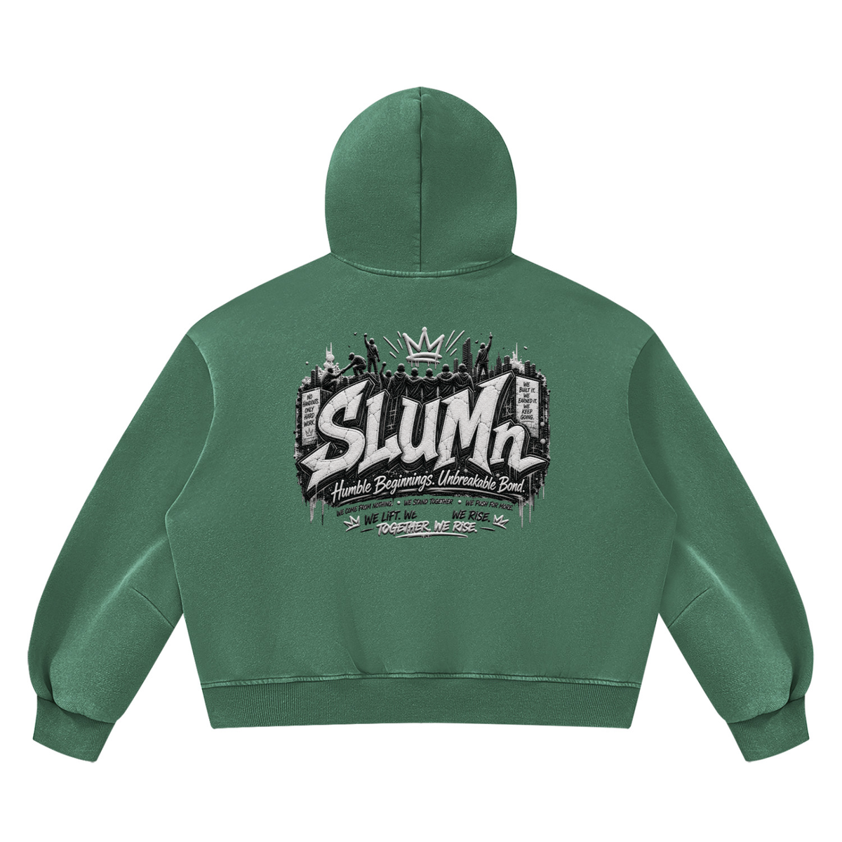 SLUMn FHB Vintage Wash Boxy Fleece Hoodie
