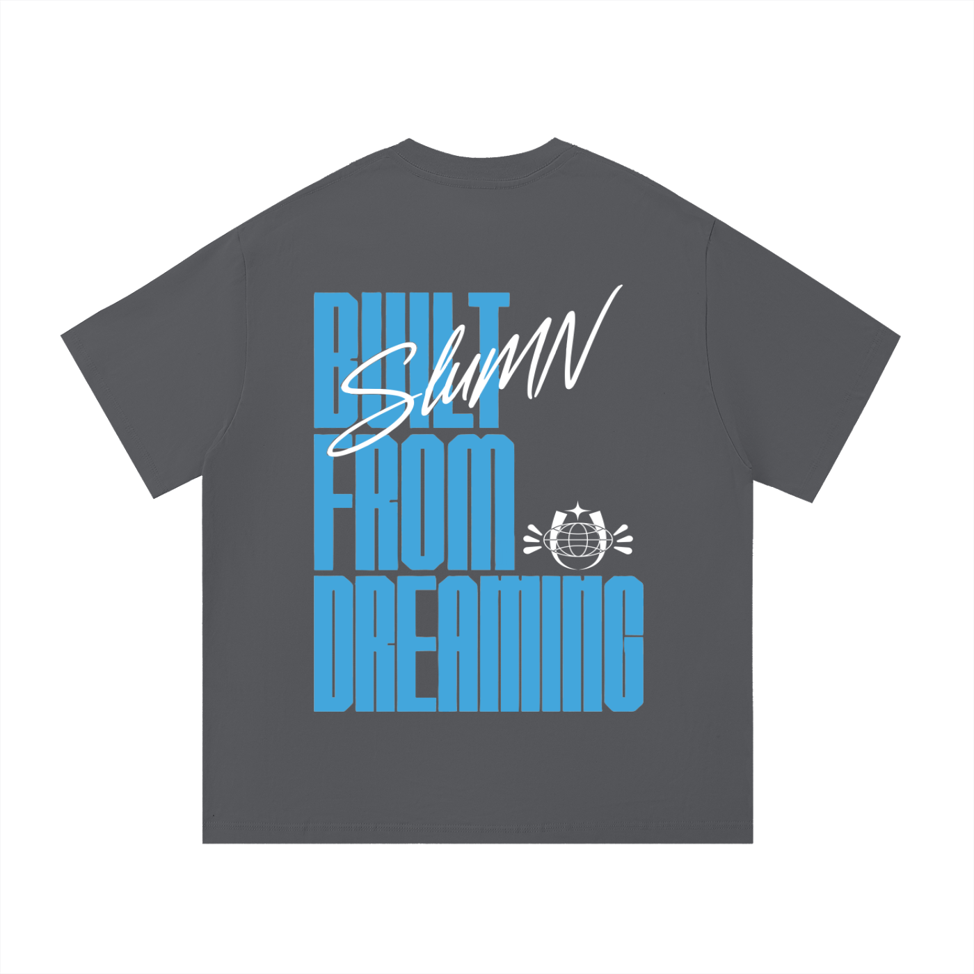 SLUMn Built from Dreaming  Heavyweight Cotton Tee – Loose Fit
