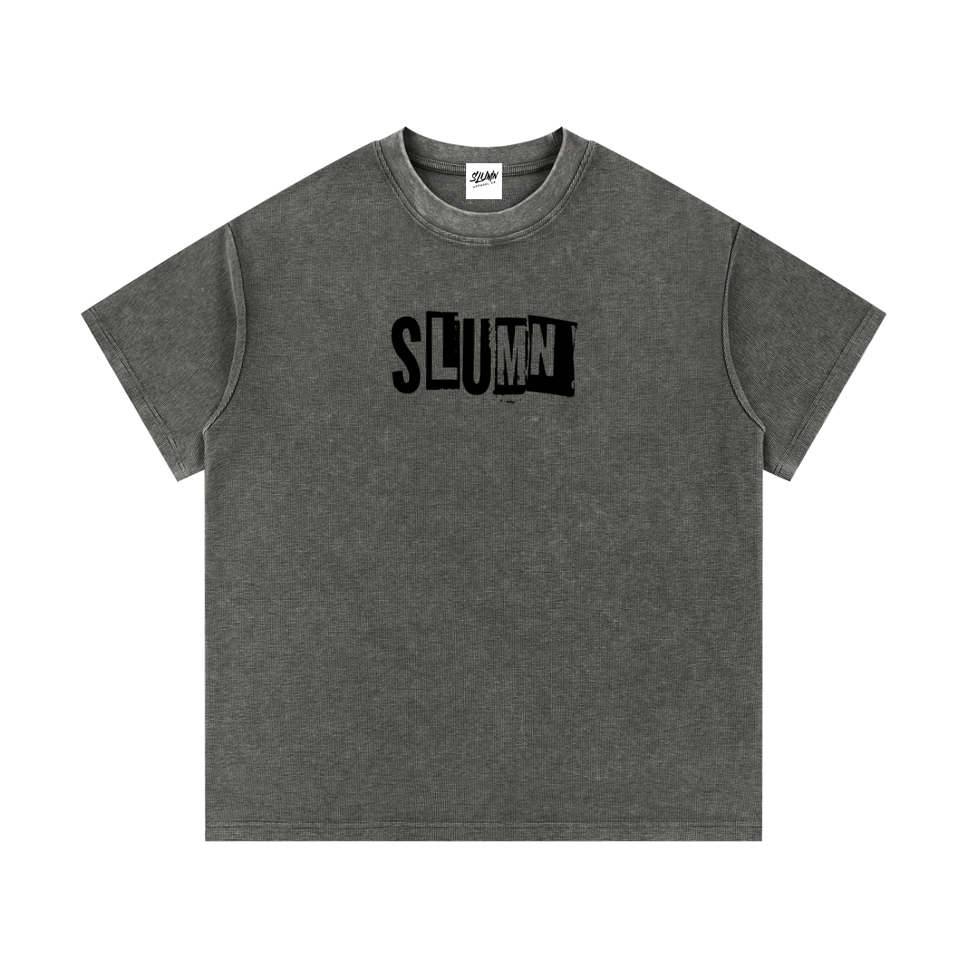 SLUMn Mineral Wash Waffle Knit T-Shirt