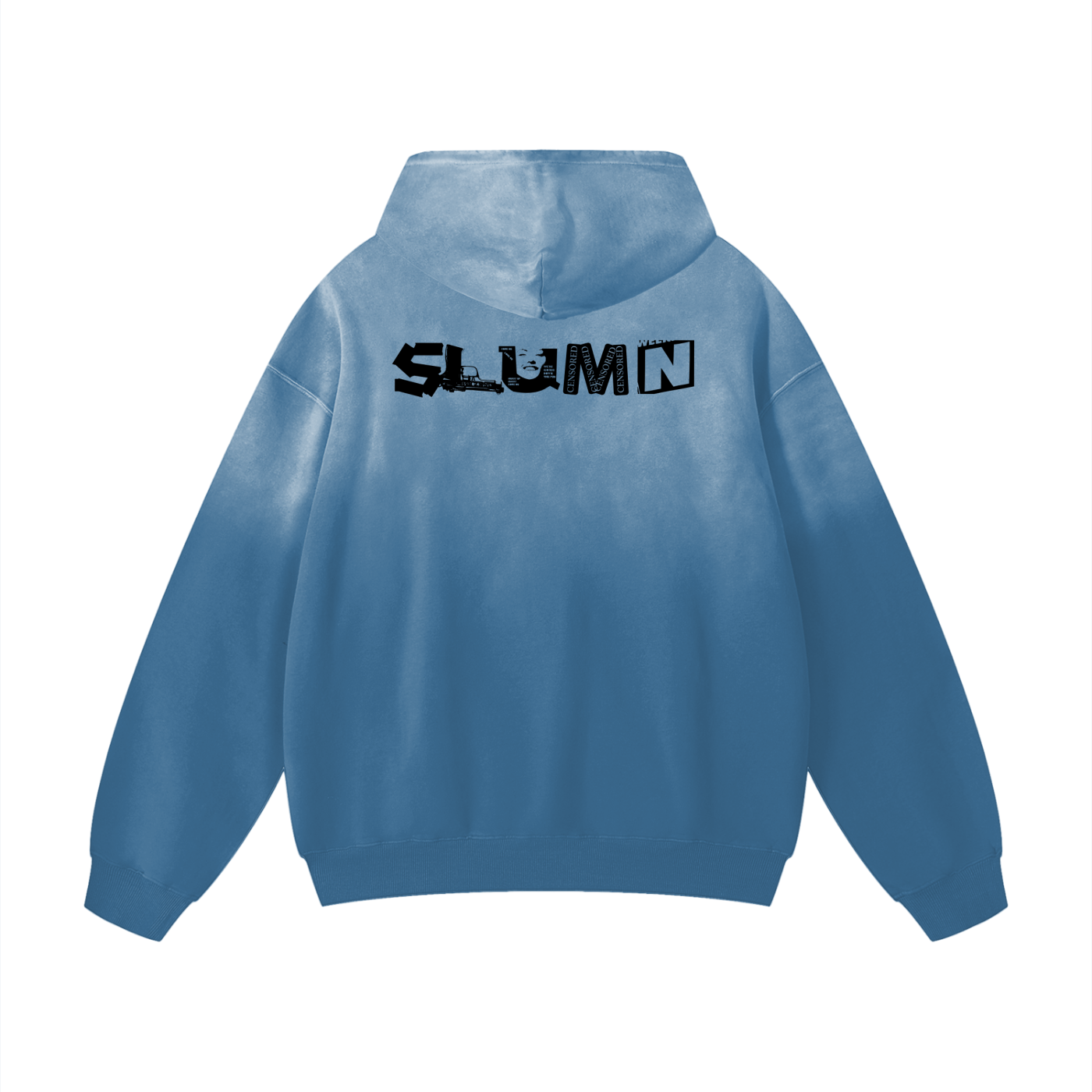 SLUMN Heavyweight Sunfade Oversized Hoodie