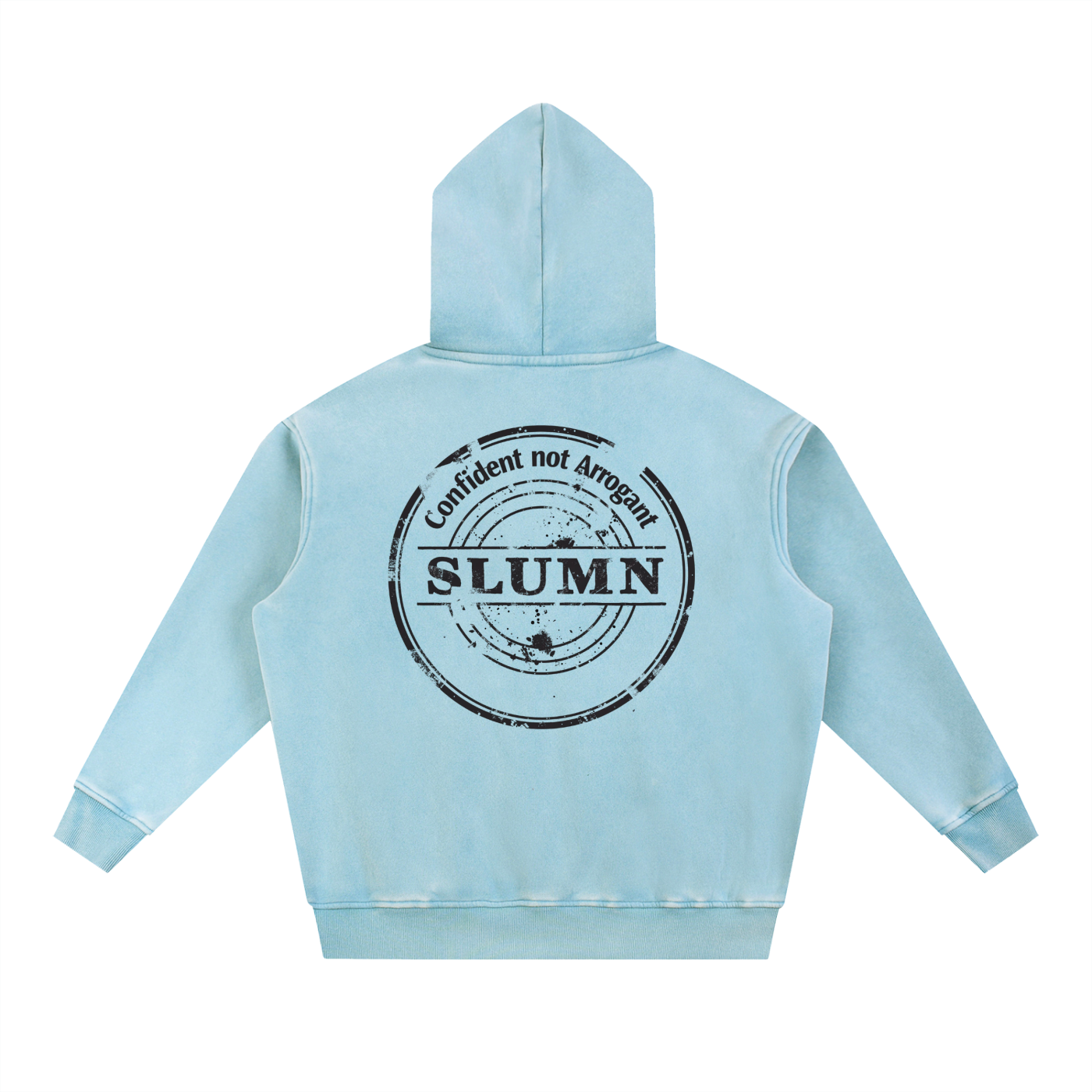 Snow Wash Fleece Oversize Hoodie