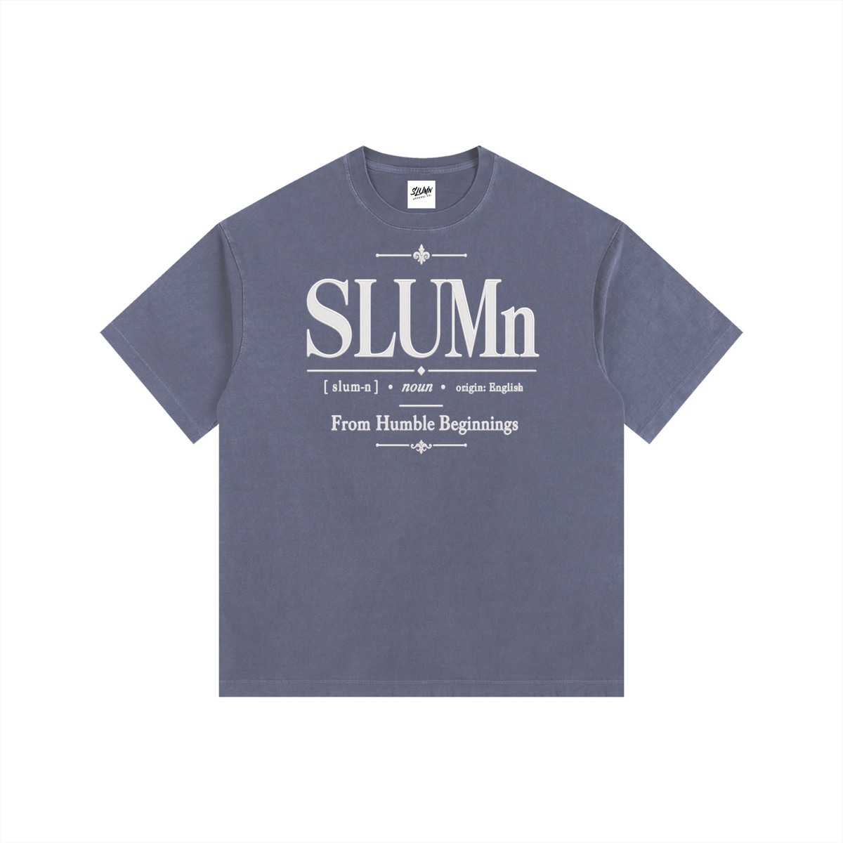 SLUMn Definition Tee — Vintage Washed Oversized Cotton T-Shirt