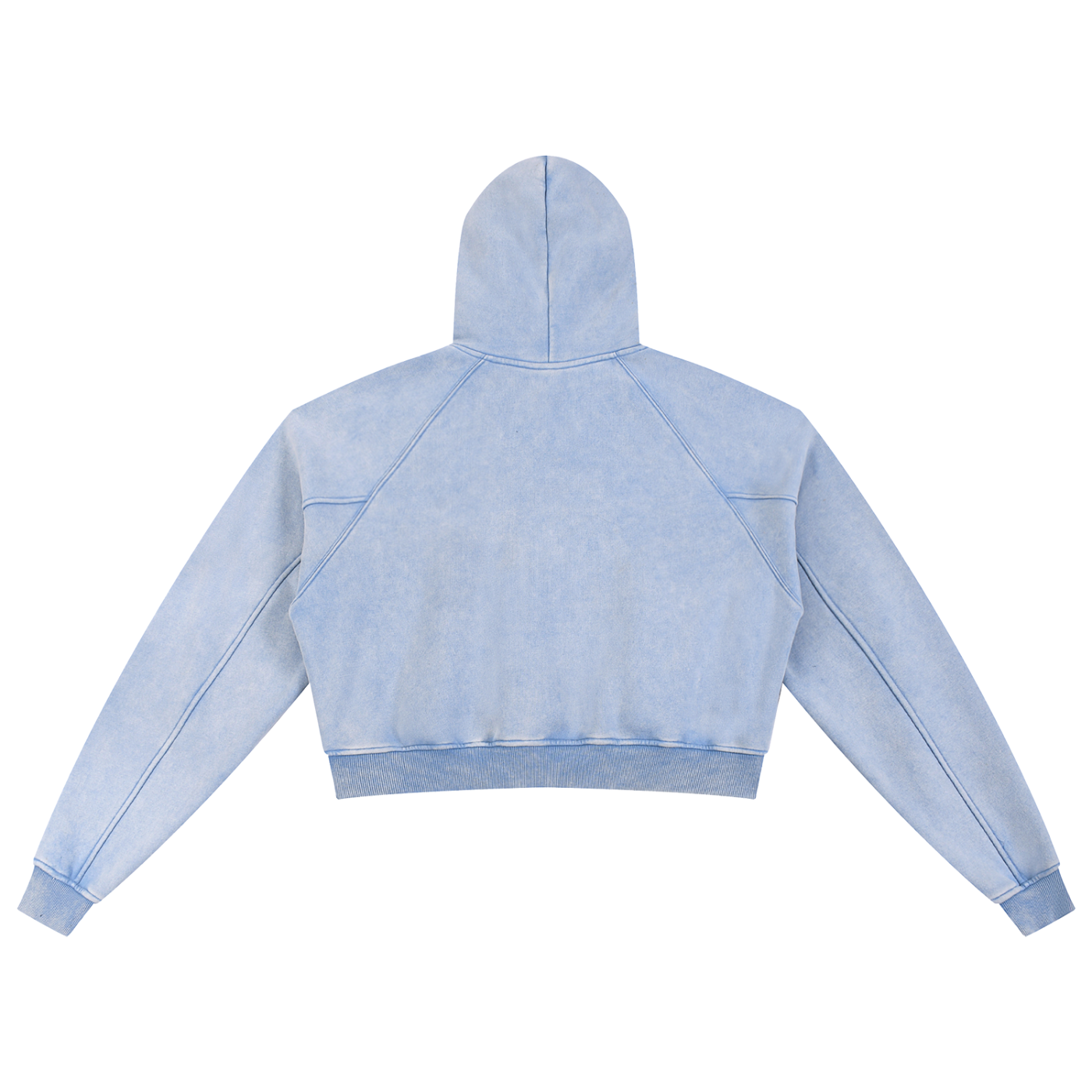 SLUMn Love Snow Washed Cropped Hoodie
