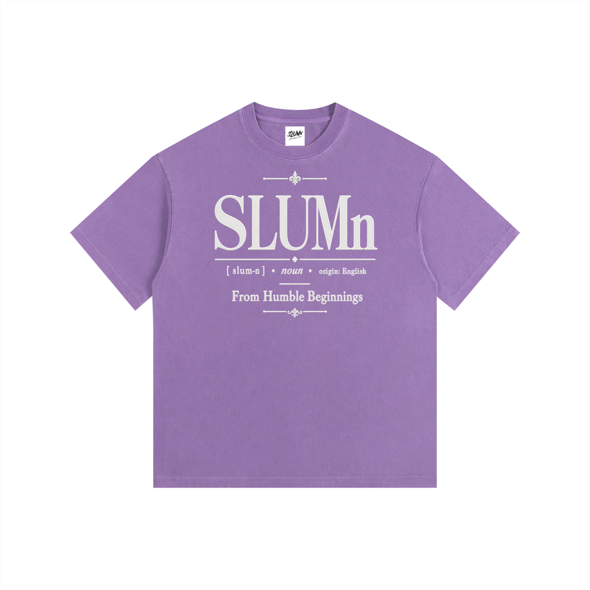 SLUMn Definition Tee — Vintage Washed Oversized Cotton T-Shirt