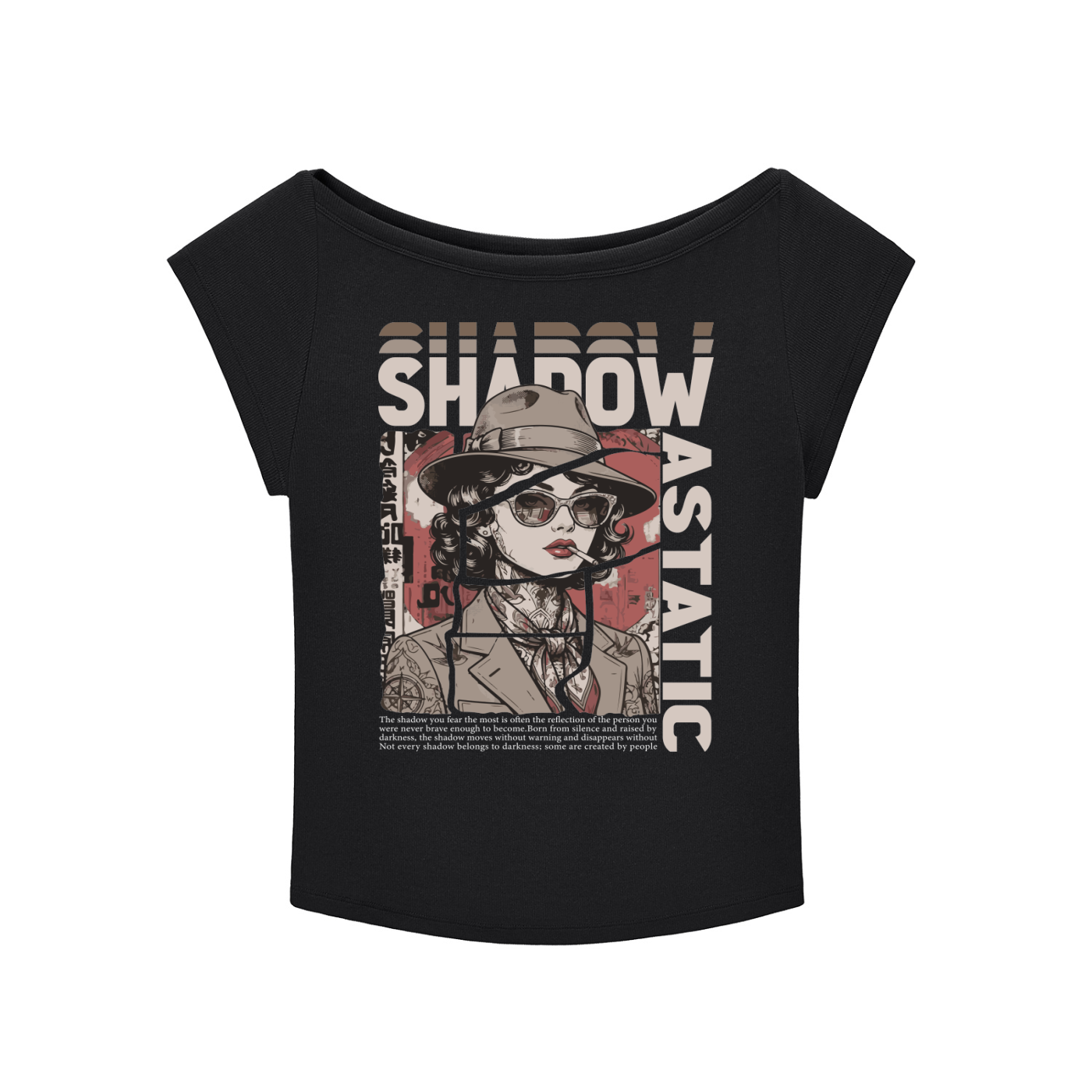 SLUMn Wide Neck Baby Tee