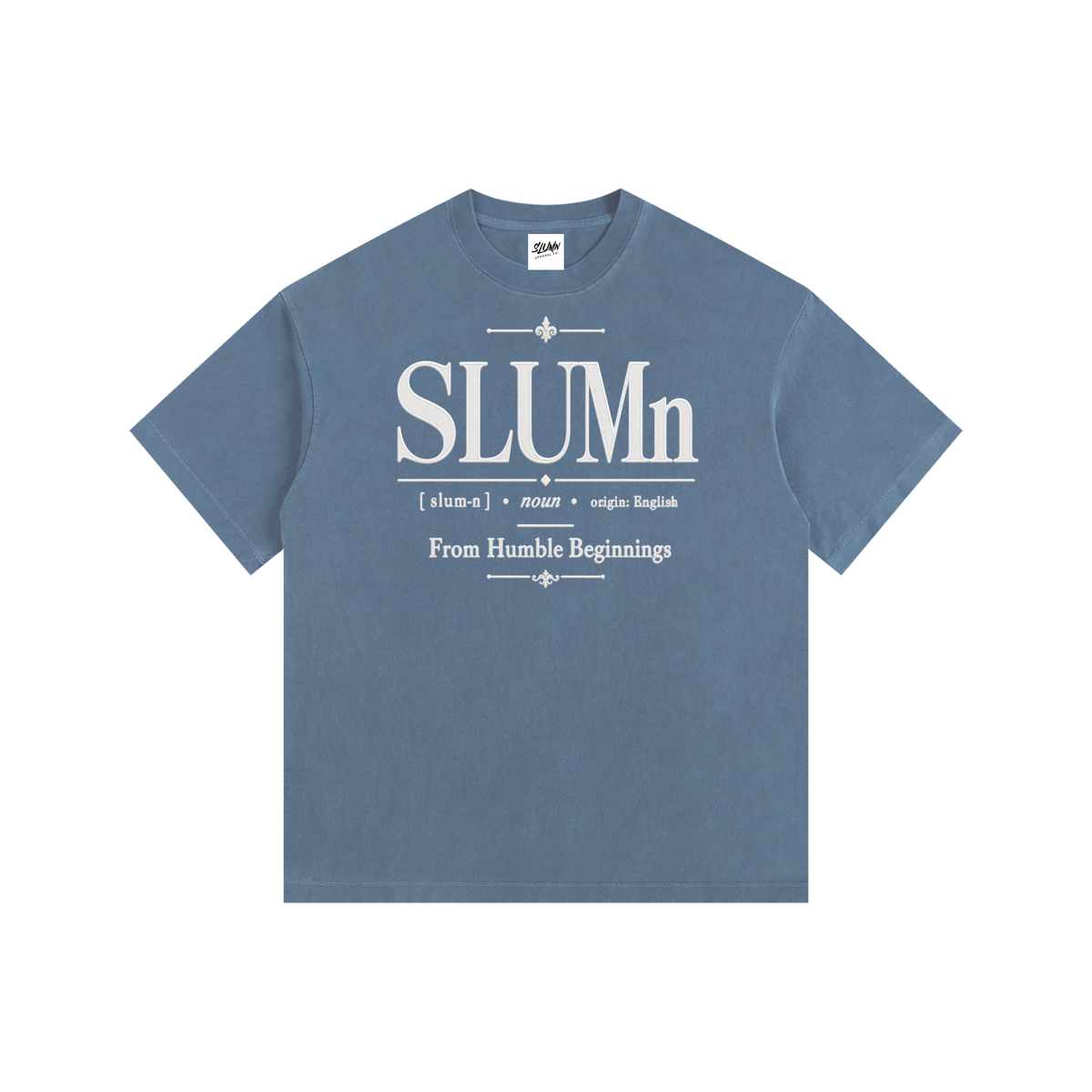 SLUMn Definition Tee — Vintage Washed Oversized Cotton T-Shirt