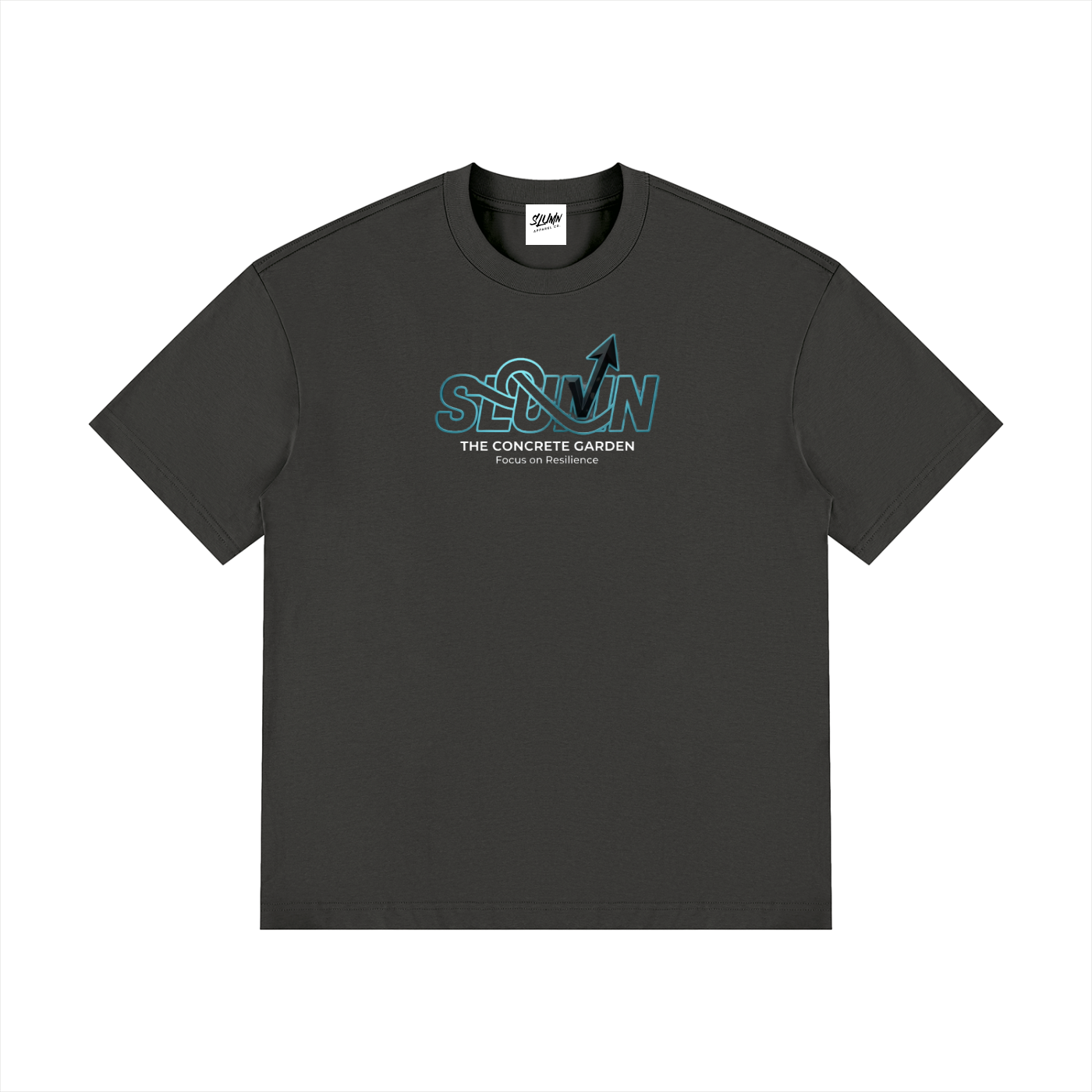 SLUMn  Drop Shoulder Cotton T-Shirt
