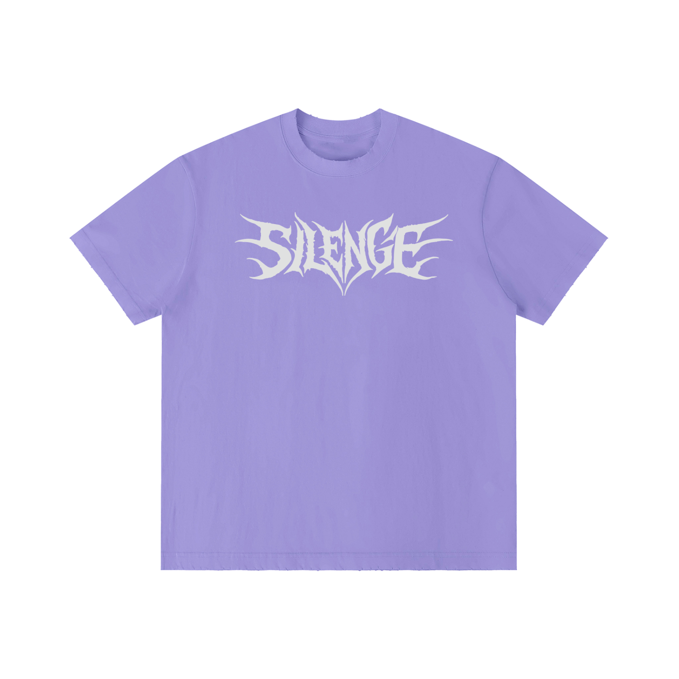 SLUMn SILENCE Vintage Wash Distressed Drop-Shoulder Tee