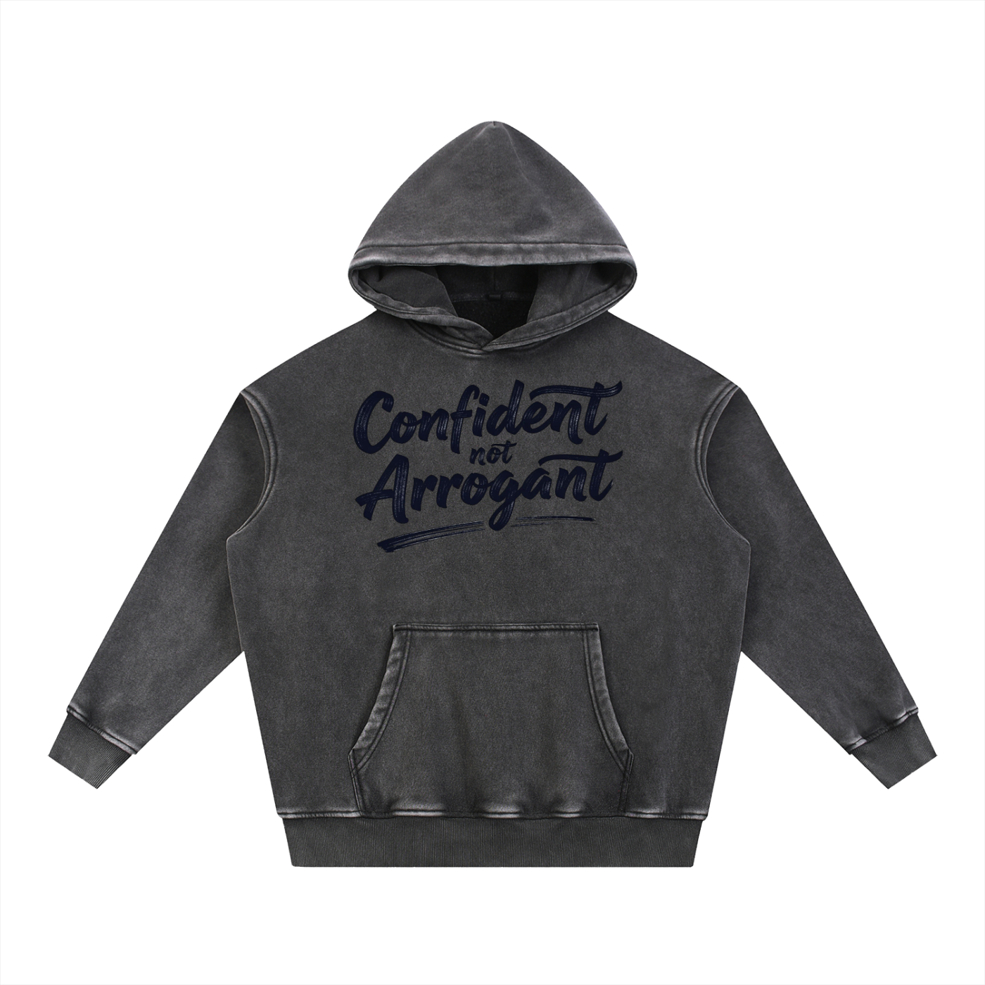 Snow Wash Fleece Oversize Hoodie
