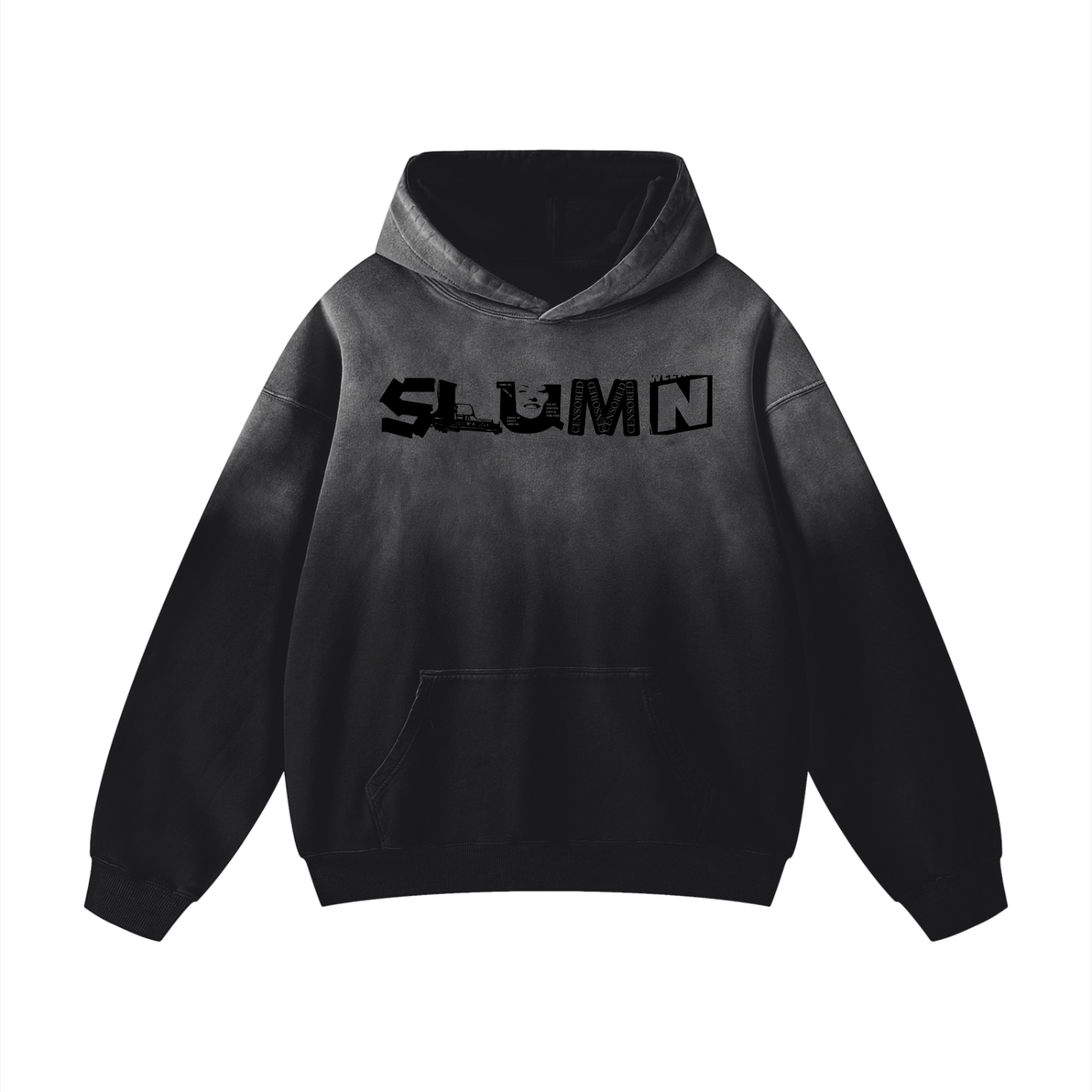 SLUMN Heavyweight Sunfade Oversized Hoodie