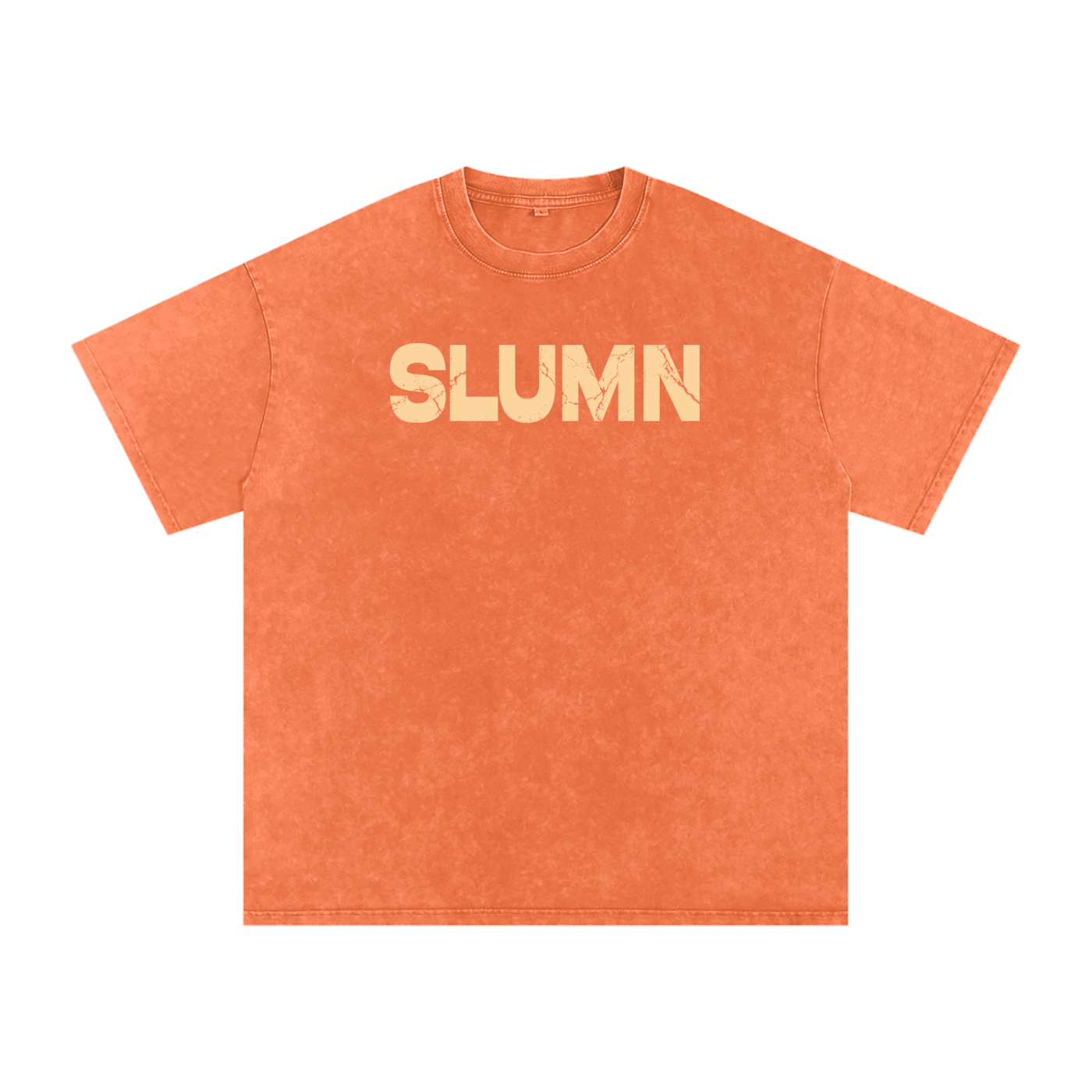 SLUMn Built Different Snow Washed Oversized Cotton T-Shirt