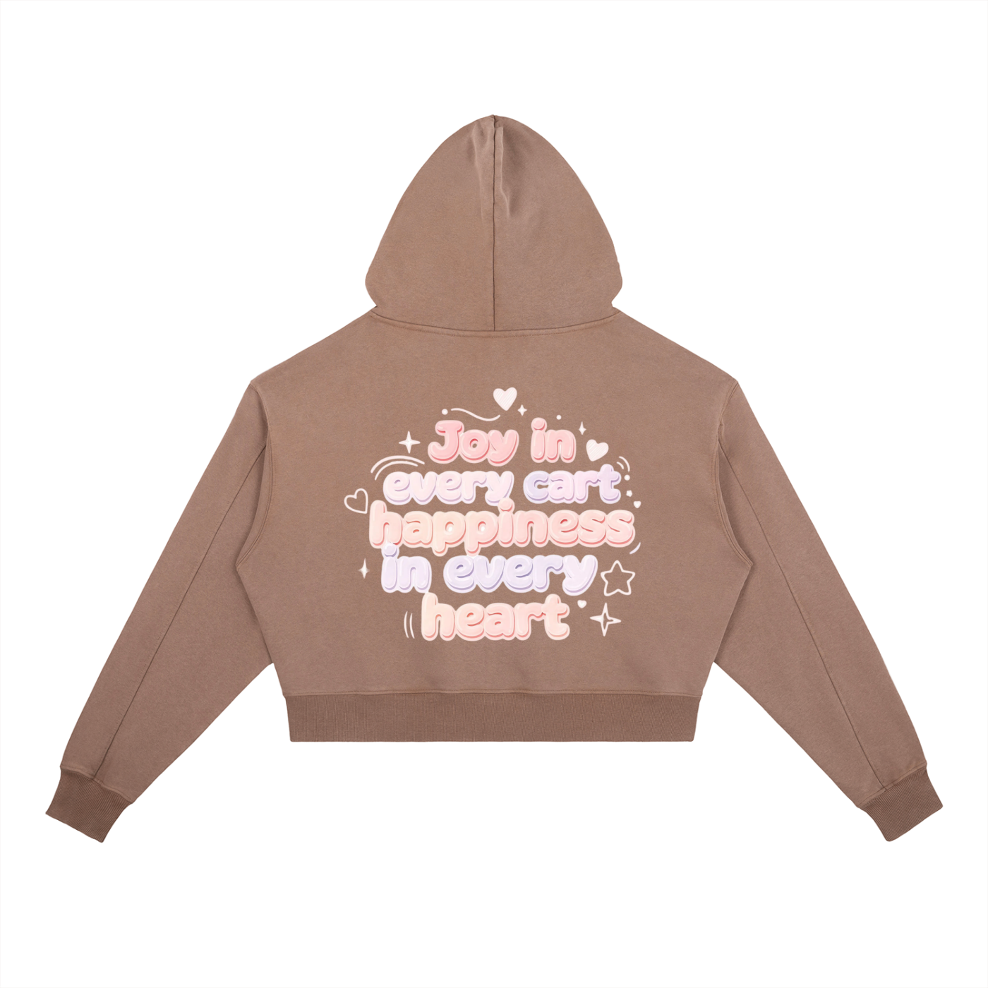SLUMn Shopping Vintage Washed Heavyweight Cropped Hoodie