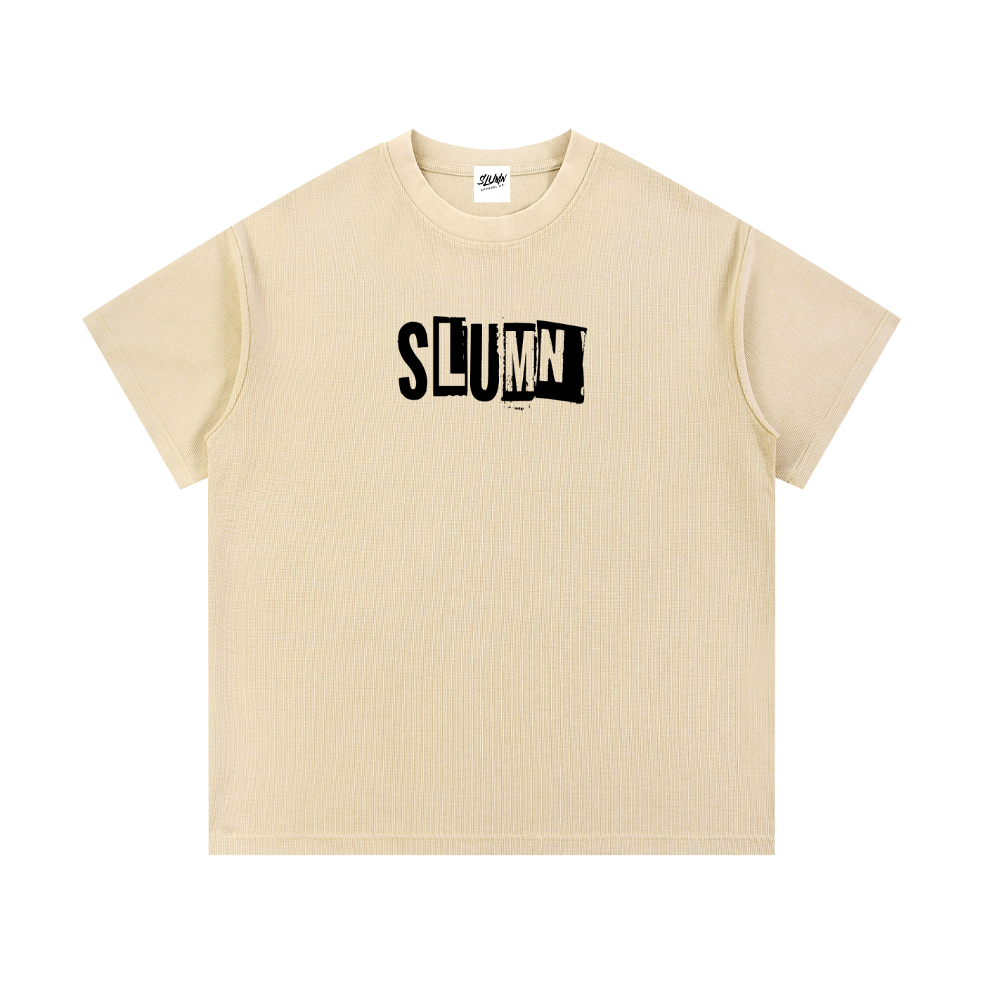 SLUMn Mineral Wash Waffle Knit T-Shirt