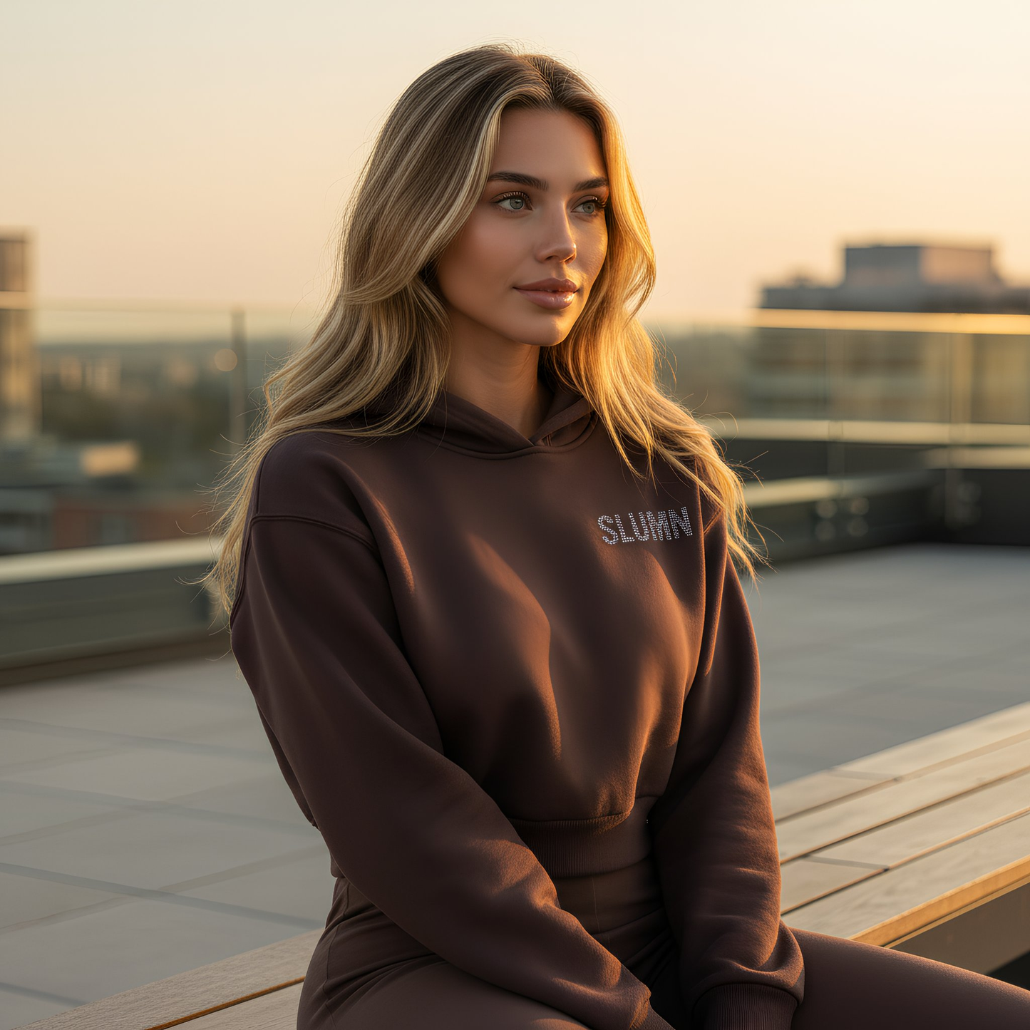 SLUMn Essential Cropped Hoodie