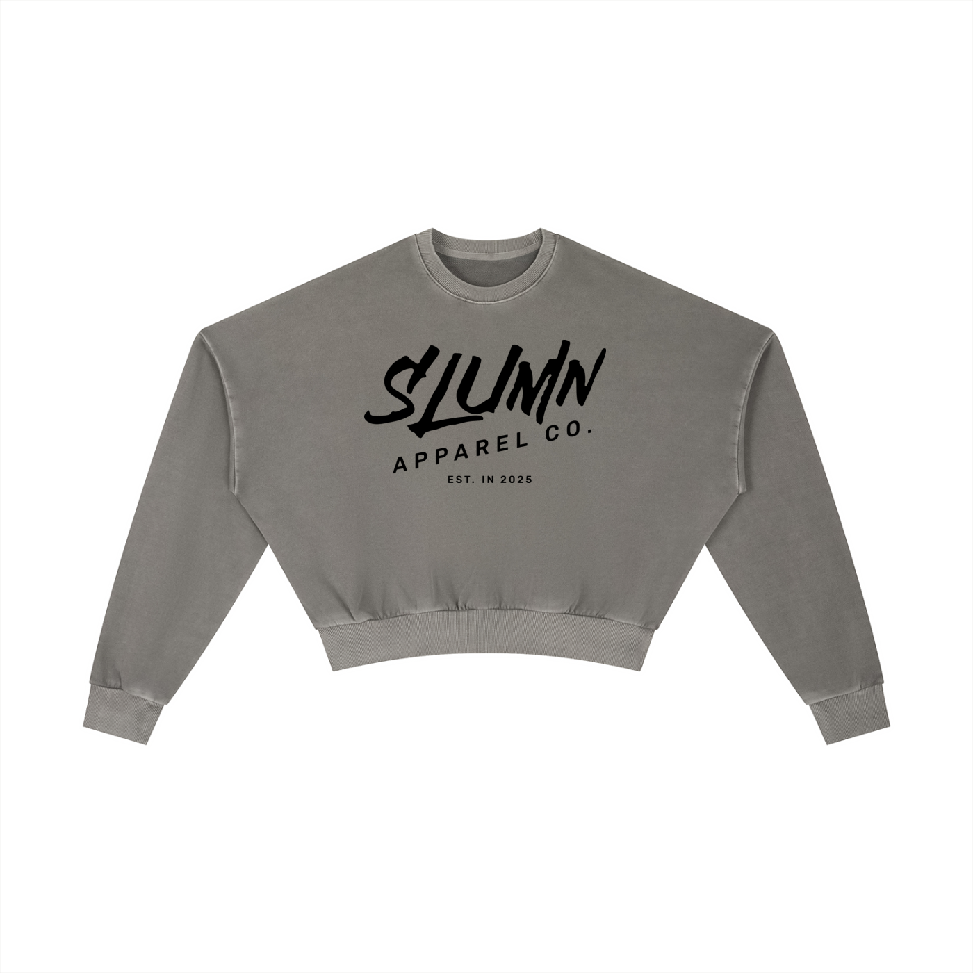 SLUMN shopping Vintage Washed Heavyweight Cropped Sweatshirt