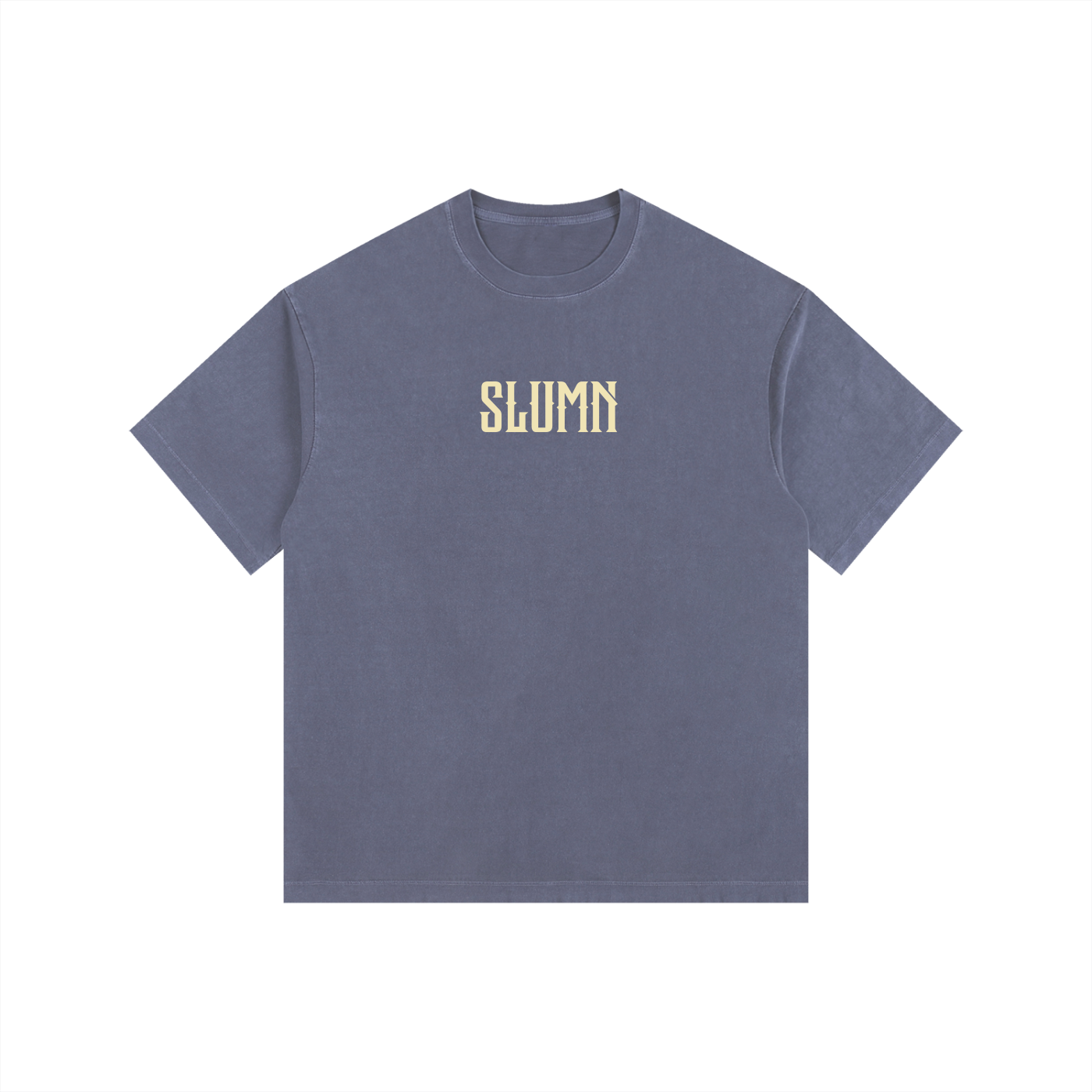 SLUMn built from nothing Vintage Washed Oversized Cotton Tee - Premium Heavyweight 260gsm