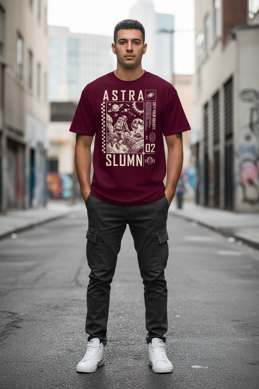 SLUMn ASTRO Classic Tee – 100% Cotton Unisex