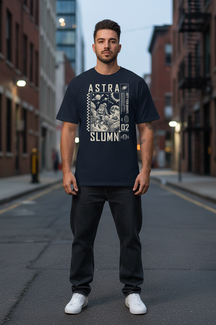 SLUMn ASTRO Classic Tee – 100% Cotton Unisex